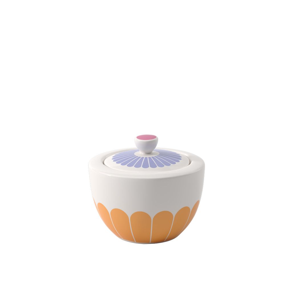 Villeroy & Boch Zuckerdose mehrfarbig Keramik