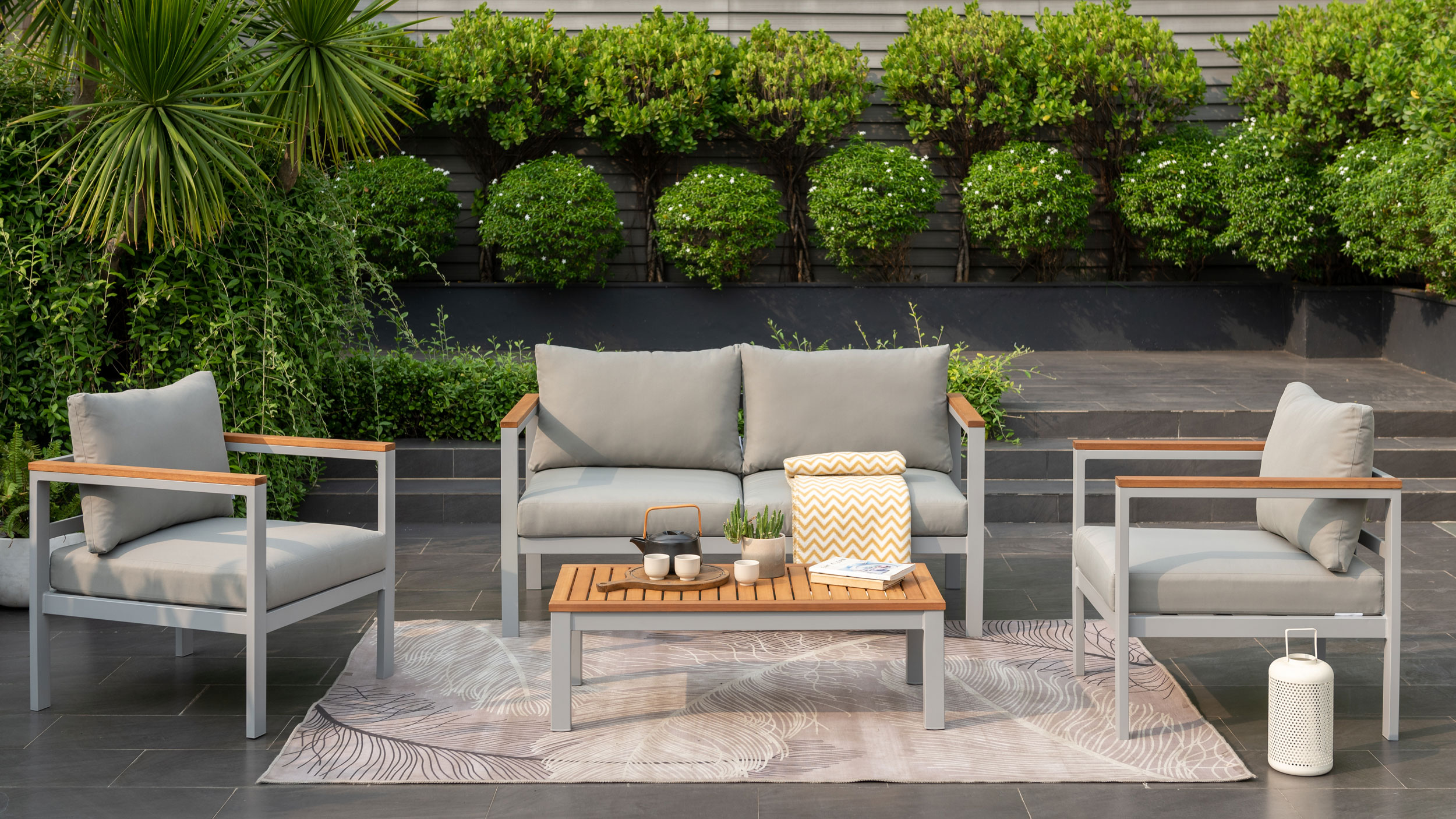 LIFESTYLEGARDEN Gartenmöbel Loungeset Möbel Schaffrath