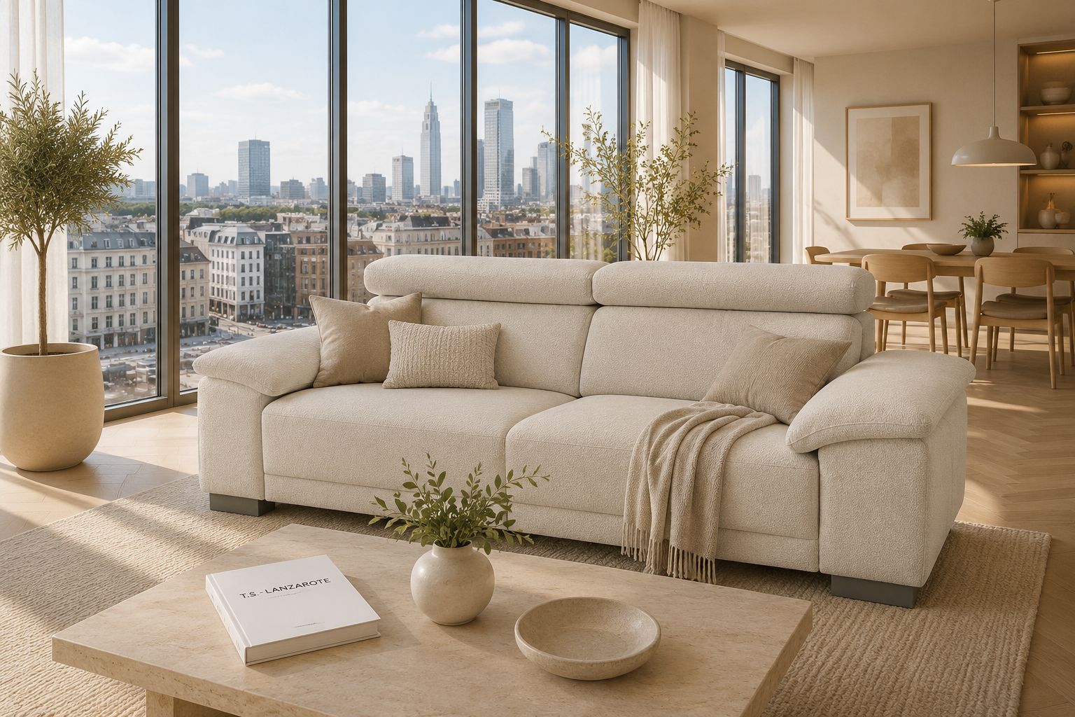 Lascondo 3-Sitzer-Sofa image number 8