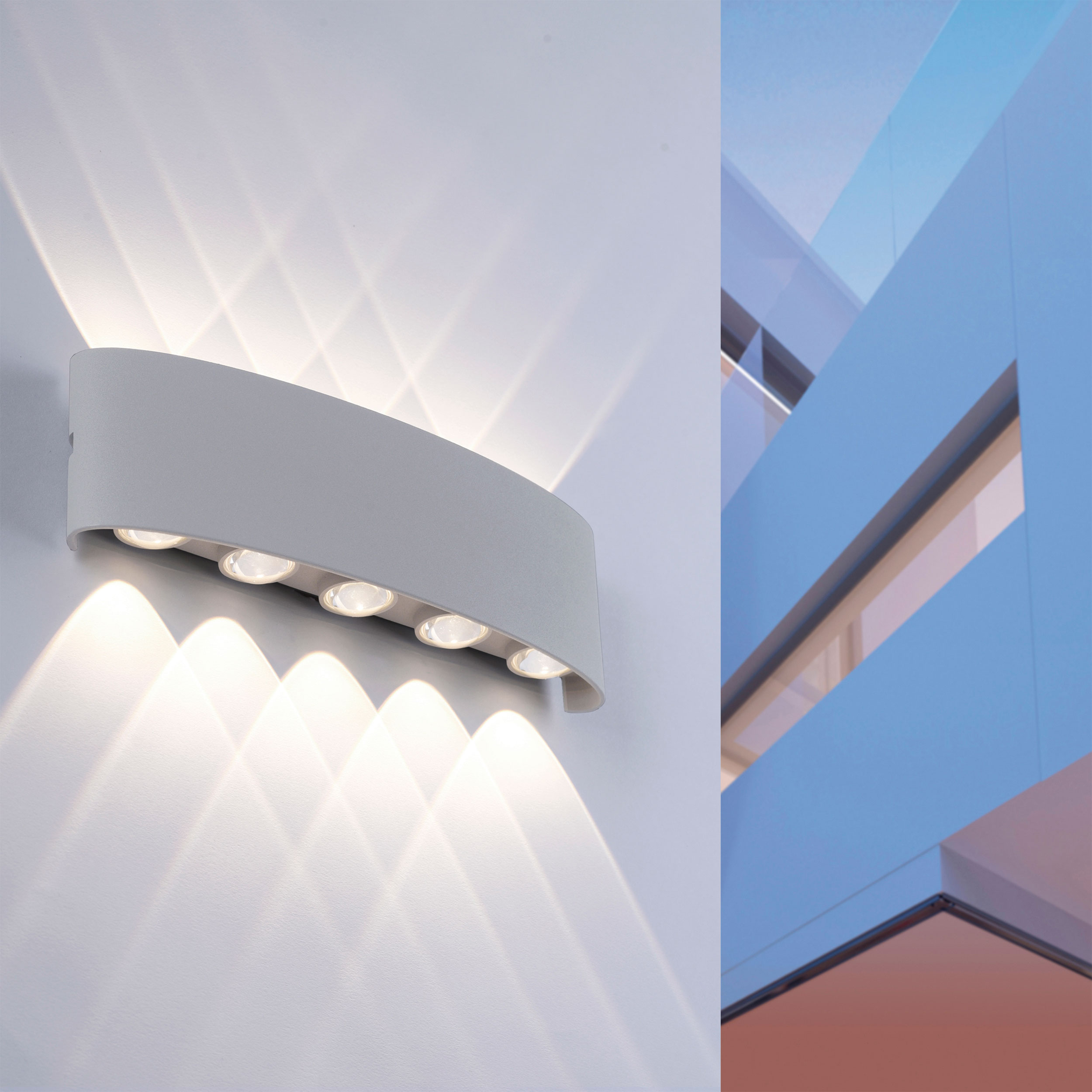 LED-Wandleuchte 10flg image number null