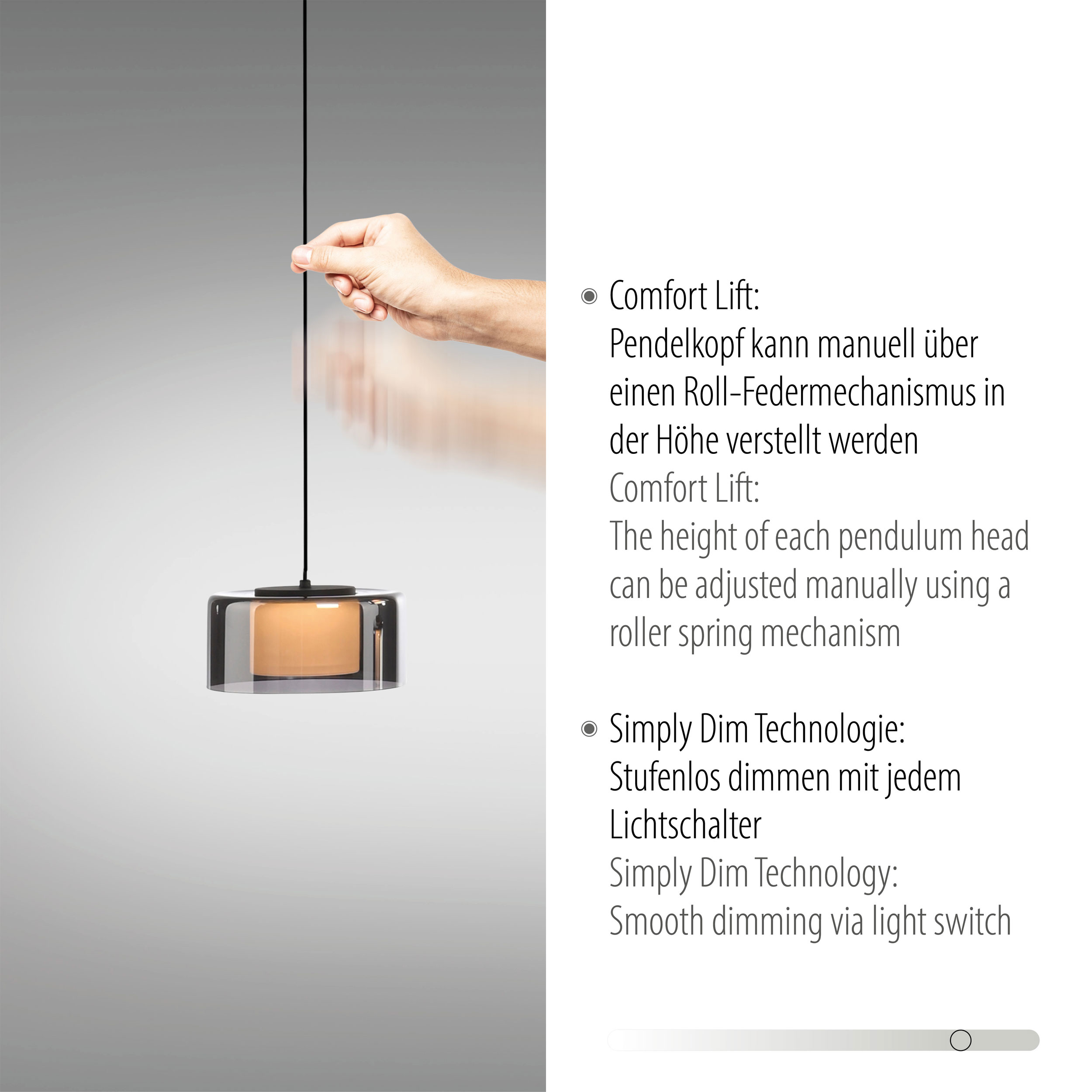 LED-Pendelleuchte 3flg image number null