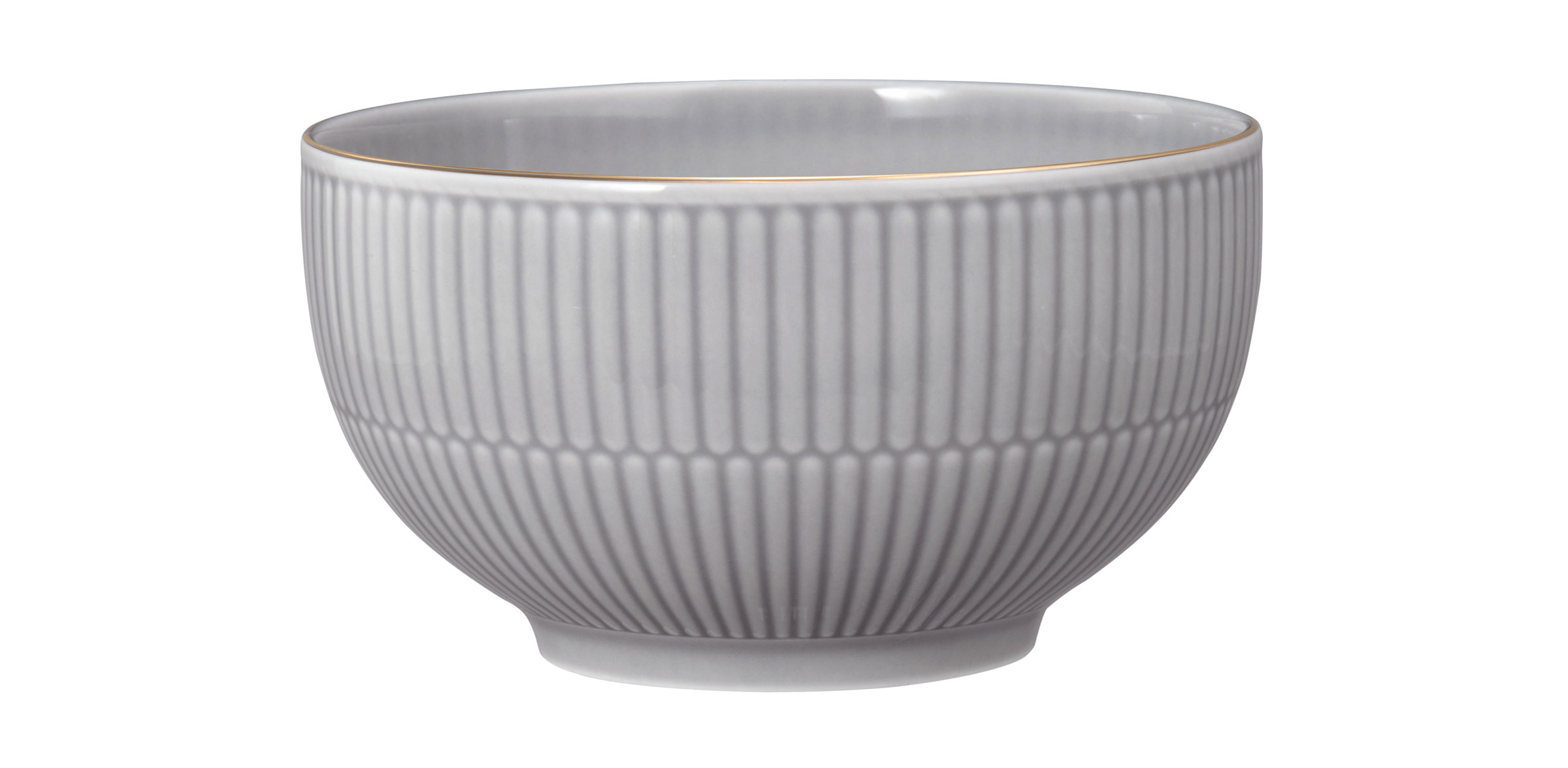 Seltmann Müslischale 15cm grau Porzellan