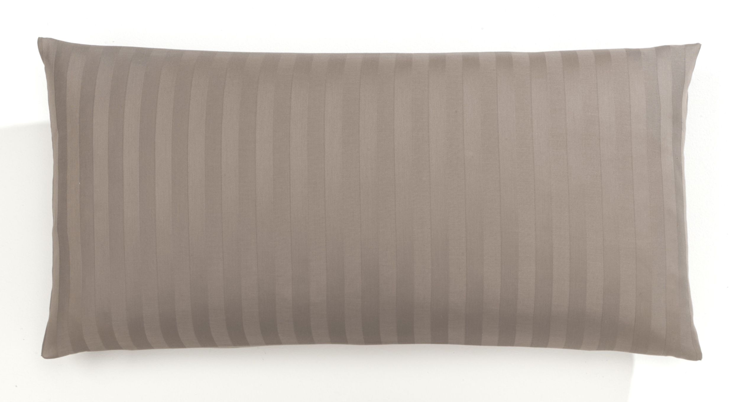 Satin-Kissenhülle braun Textil