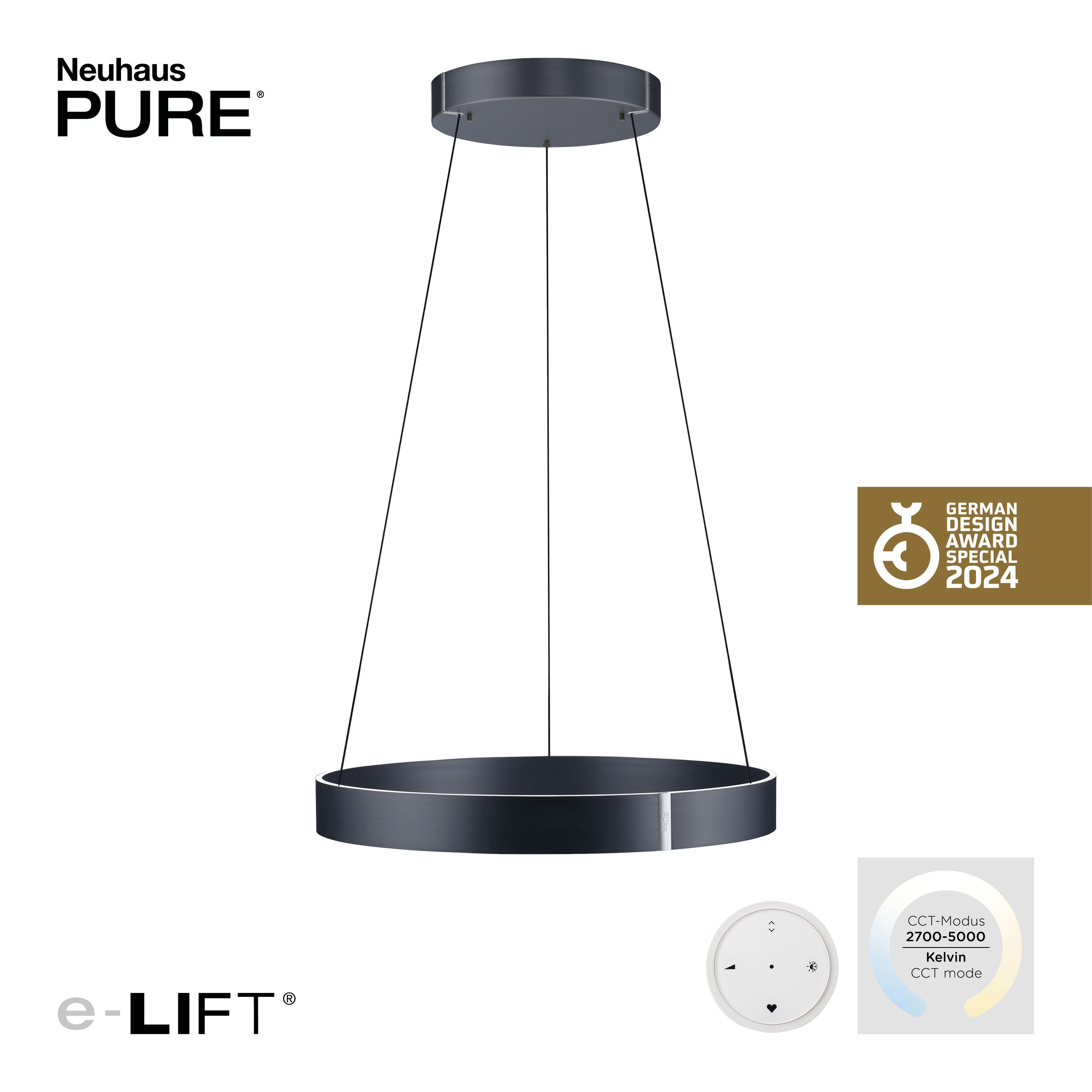 Paul Neuhaus LED-Pendelleuchte 2flg image number 6