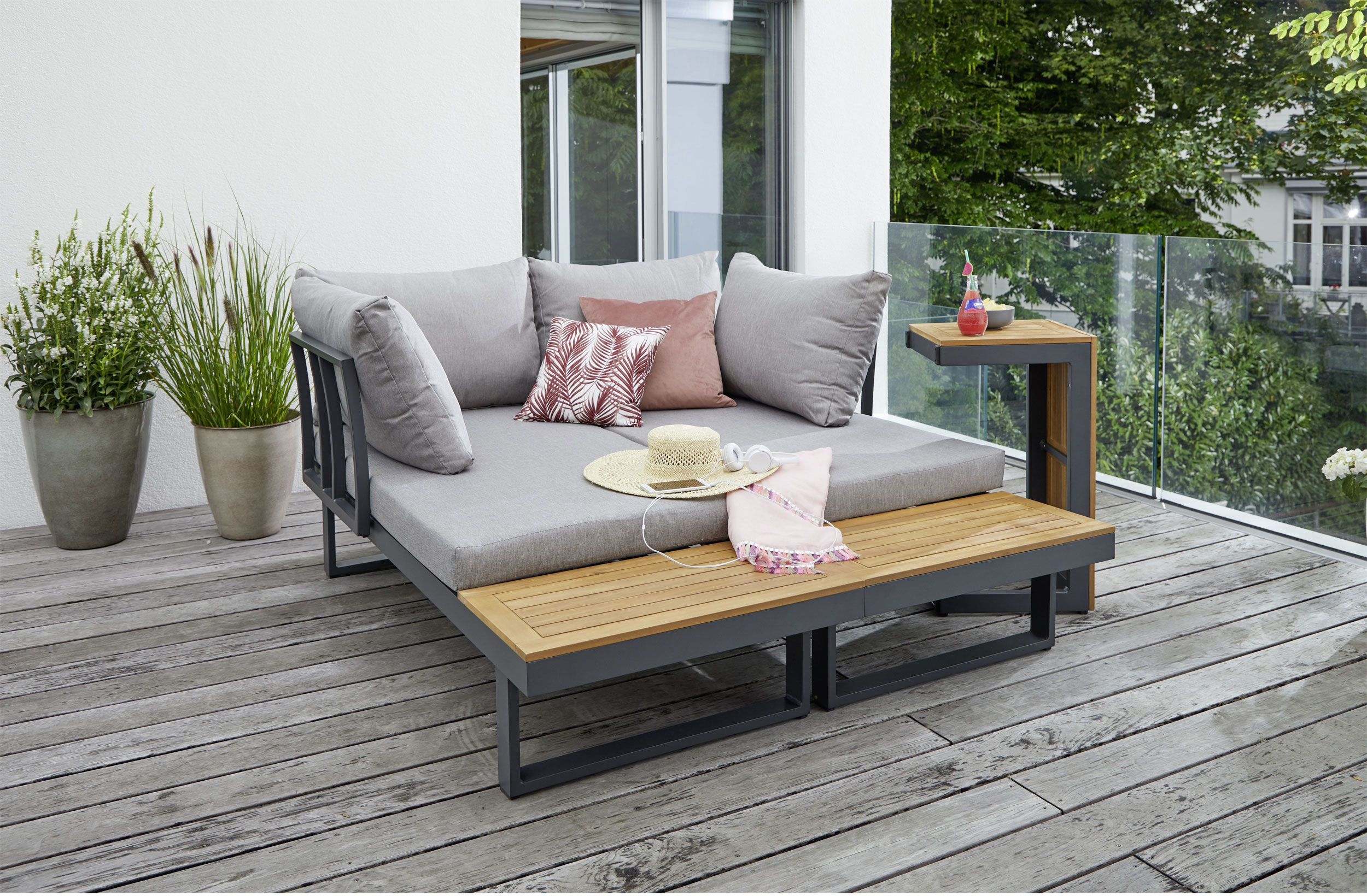 Gartenlounge Alu/Polywood image number null