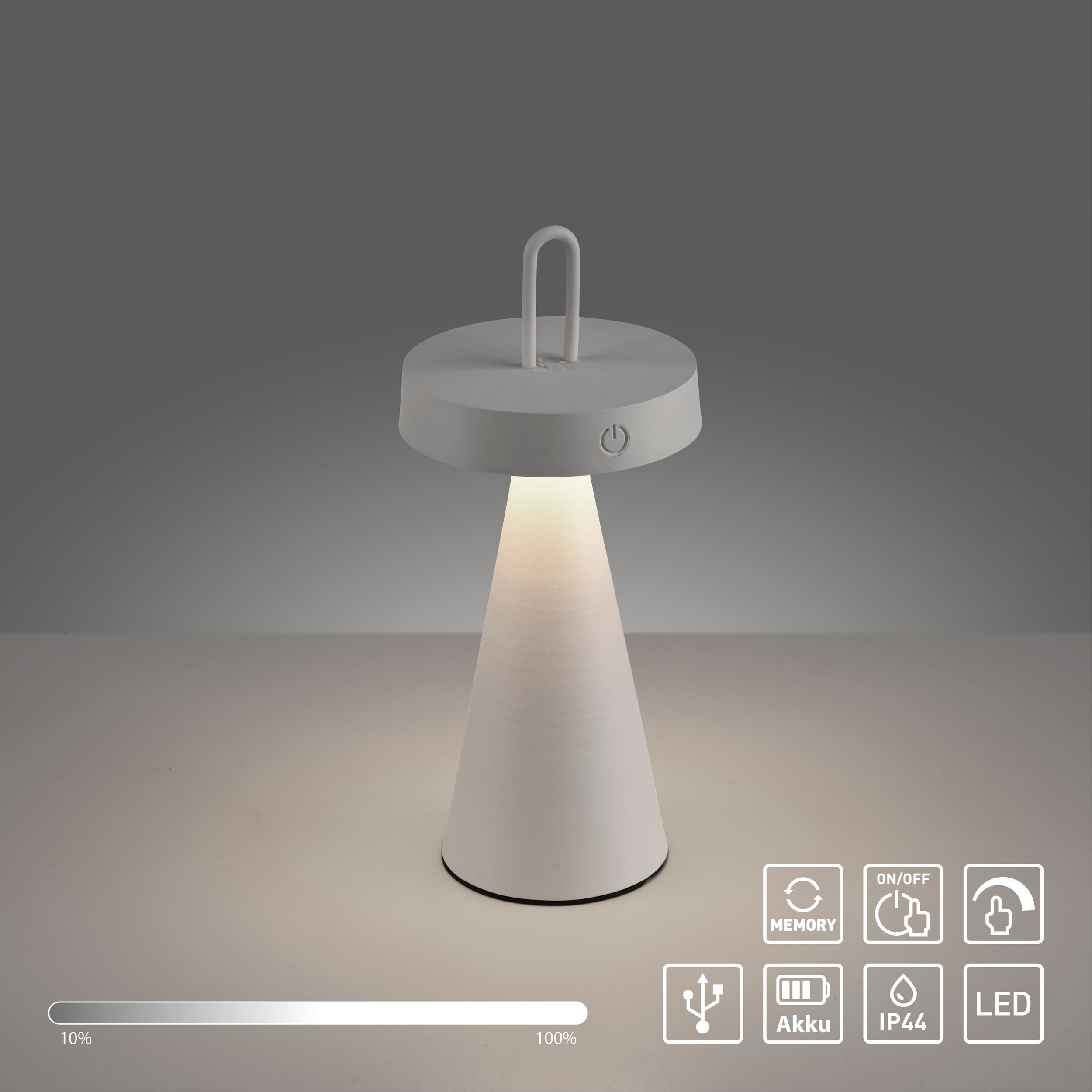 JUST LIGHT. LED-Akku-Tischleuchte 1flg image number 7