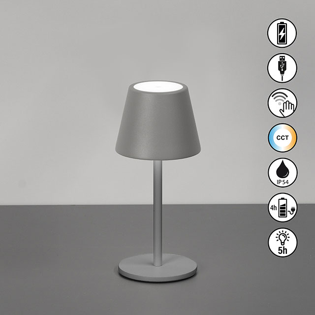 FH Lighting LED-Akku-Tischleuchte 1flg image number 2