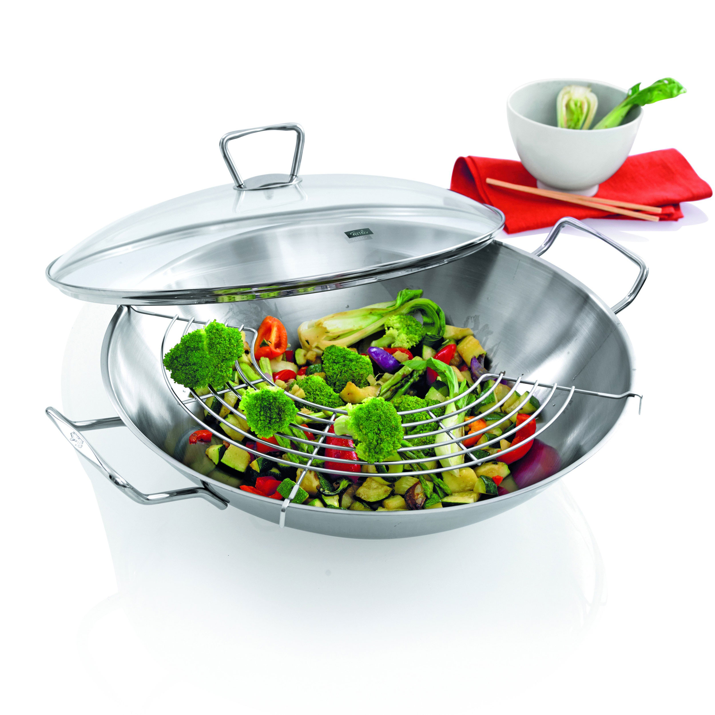 Fissler Wok 36cm m. Deckel image number 2