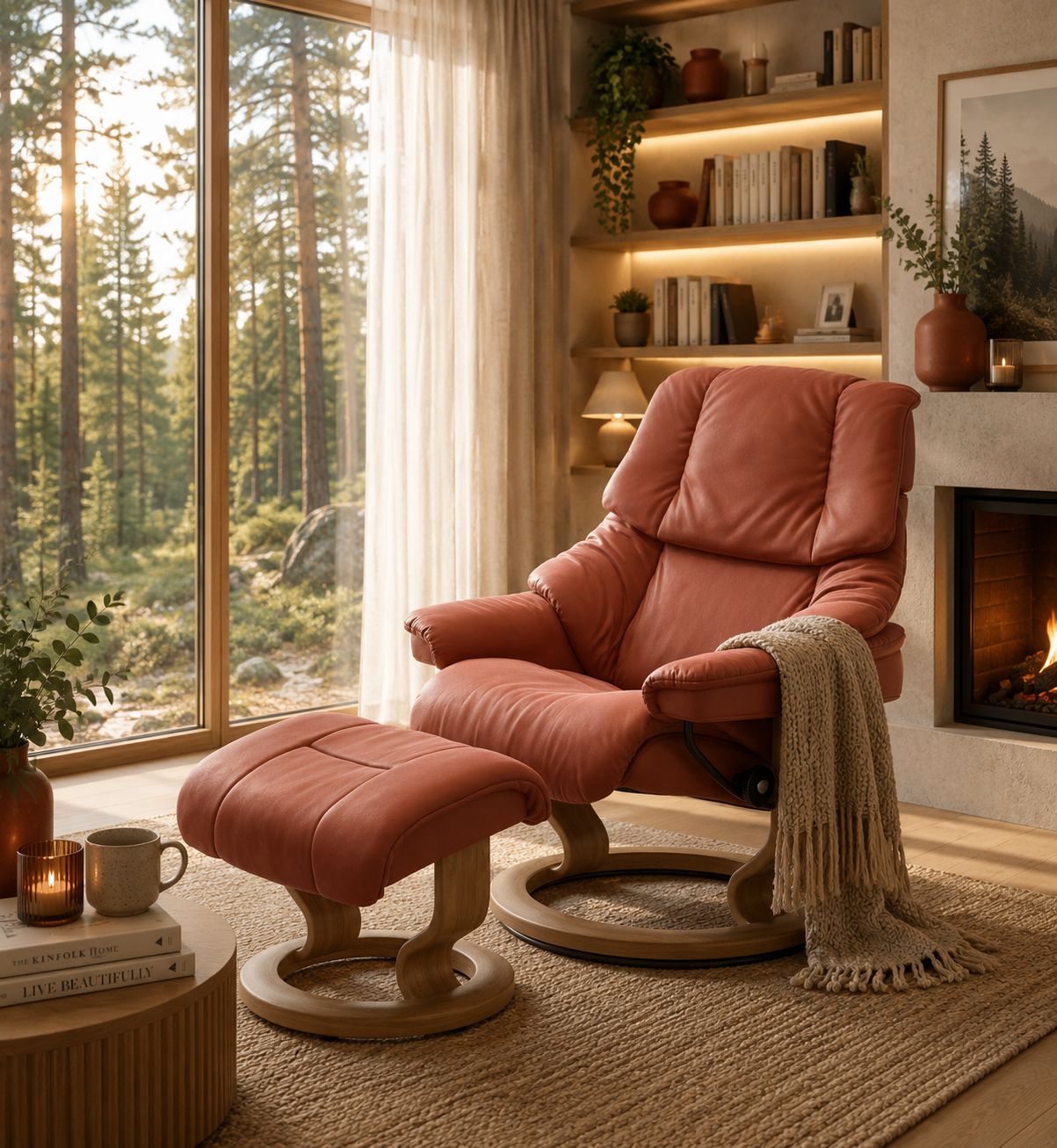 Stressless Sessel mit Hocker image number 2