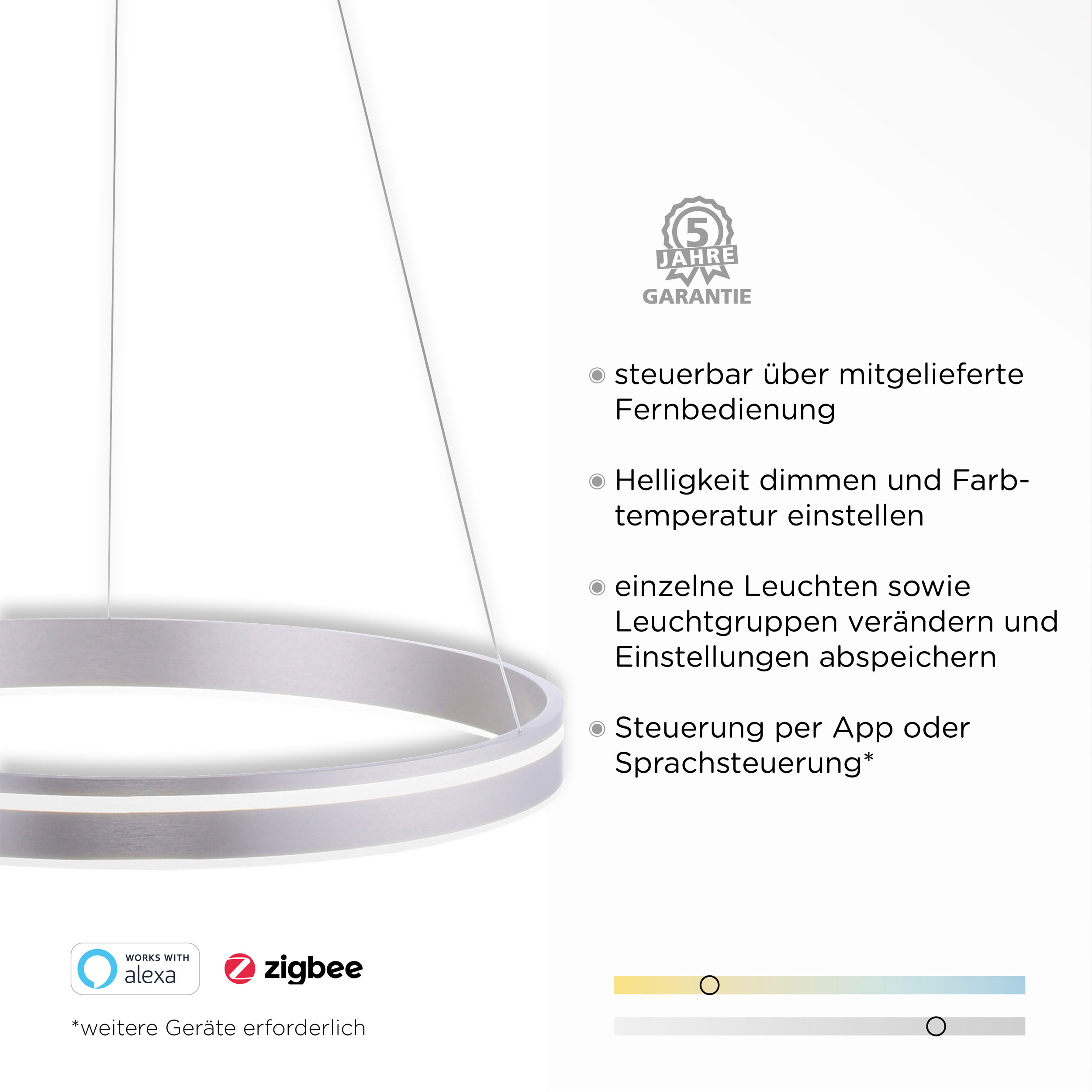 Paul Neuhaus LED-Pendelleuchte 1flg image number 3