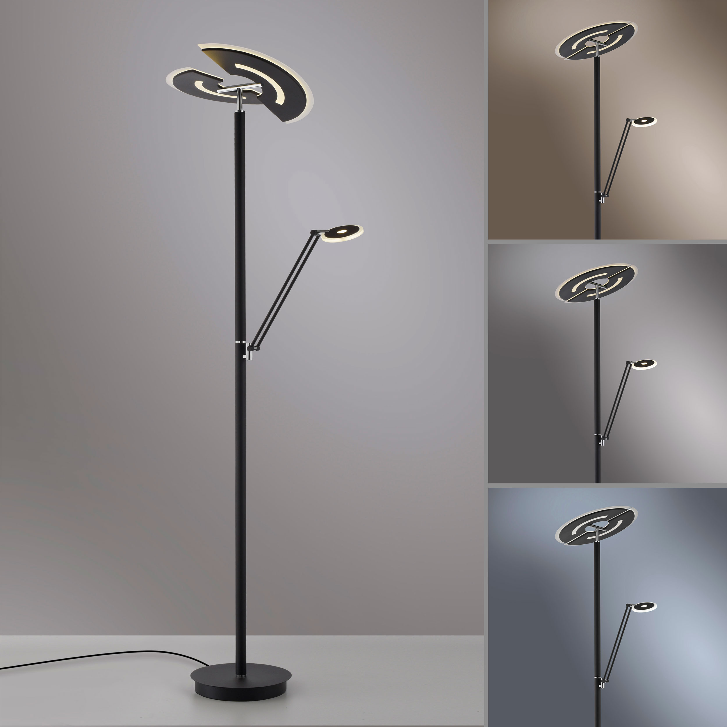 LED-Stehleuchte 2flg image number null