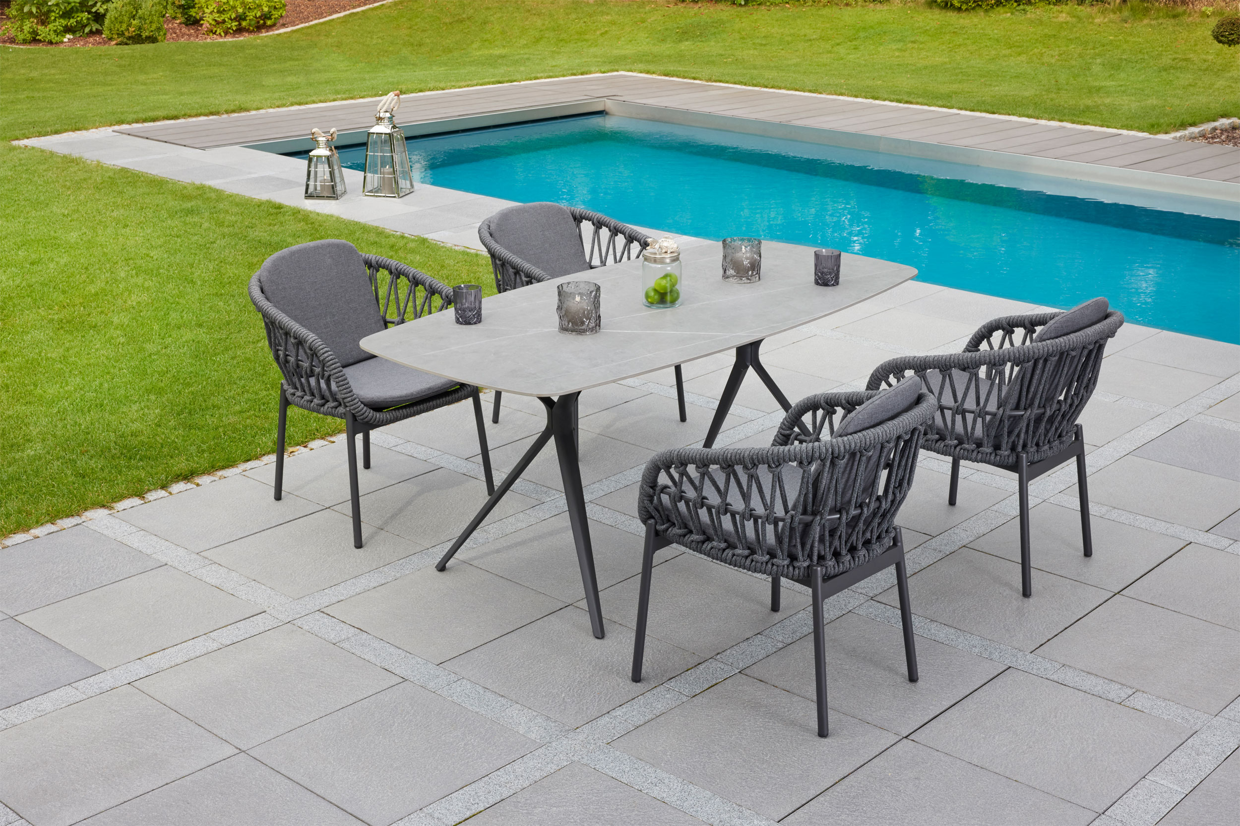 OUTDOOR Rope Garten-Armlehnsessel image number 5