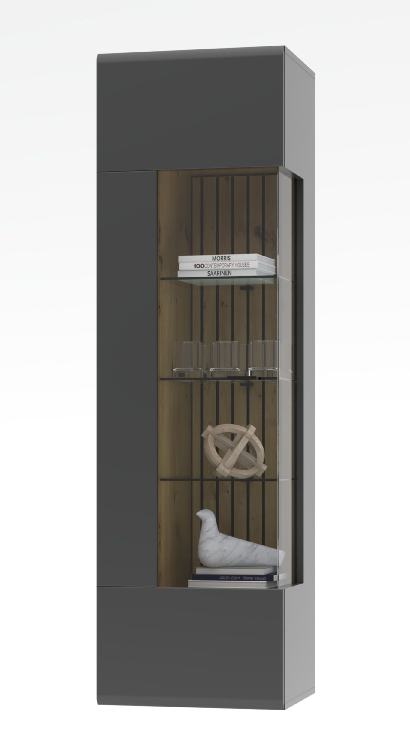 H&auml;nge-TV/Vitrinen-Kombination image number 1