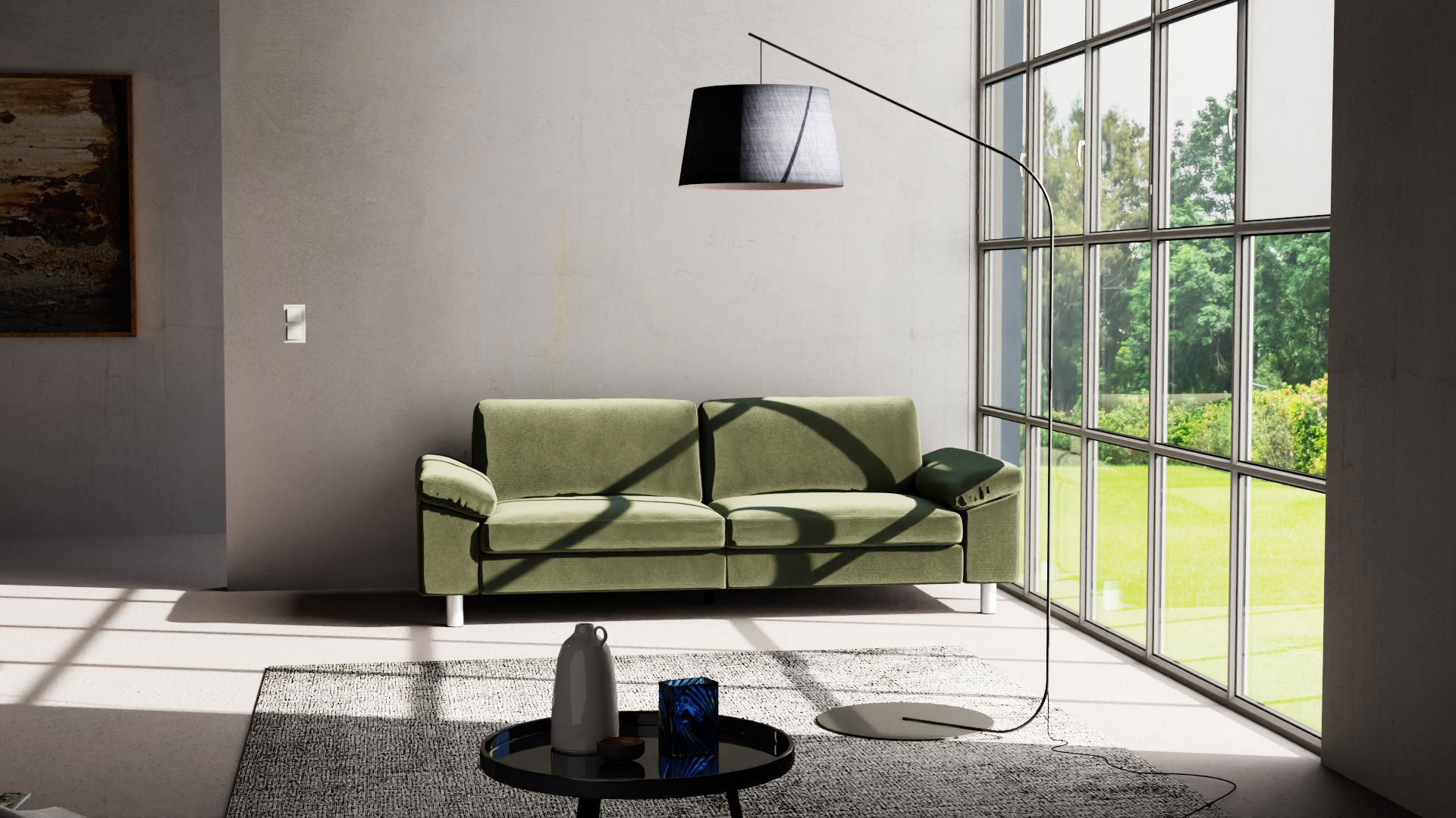Lascondo 3-Sitzer-Sofa image number 8
