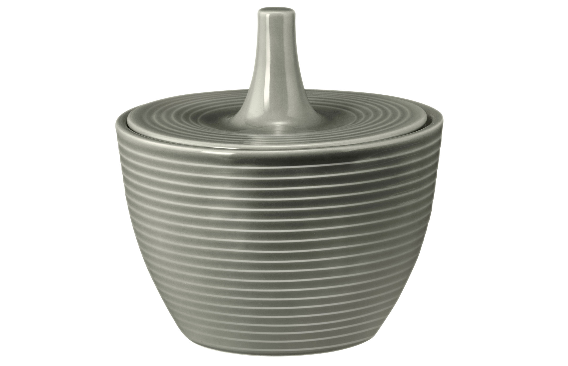 Seltmann Weiden Beat Perlgrau Zuckerdose 0,27 L Mit Relief - Image 4