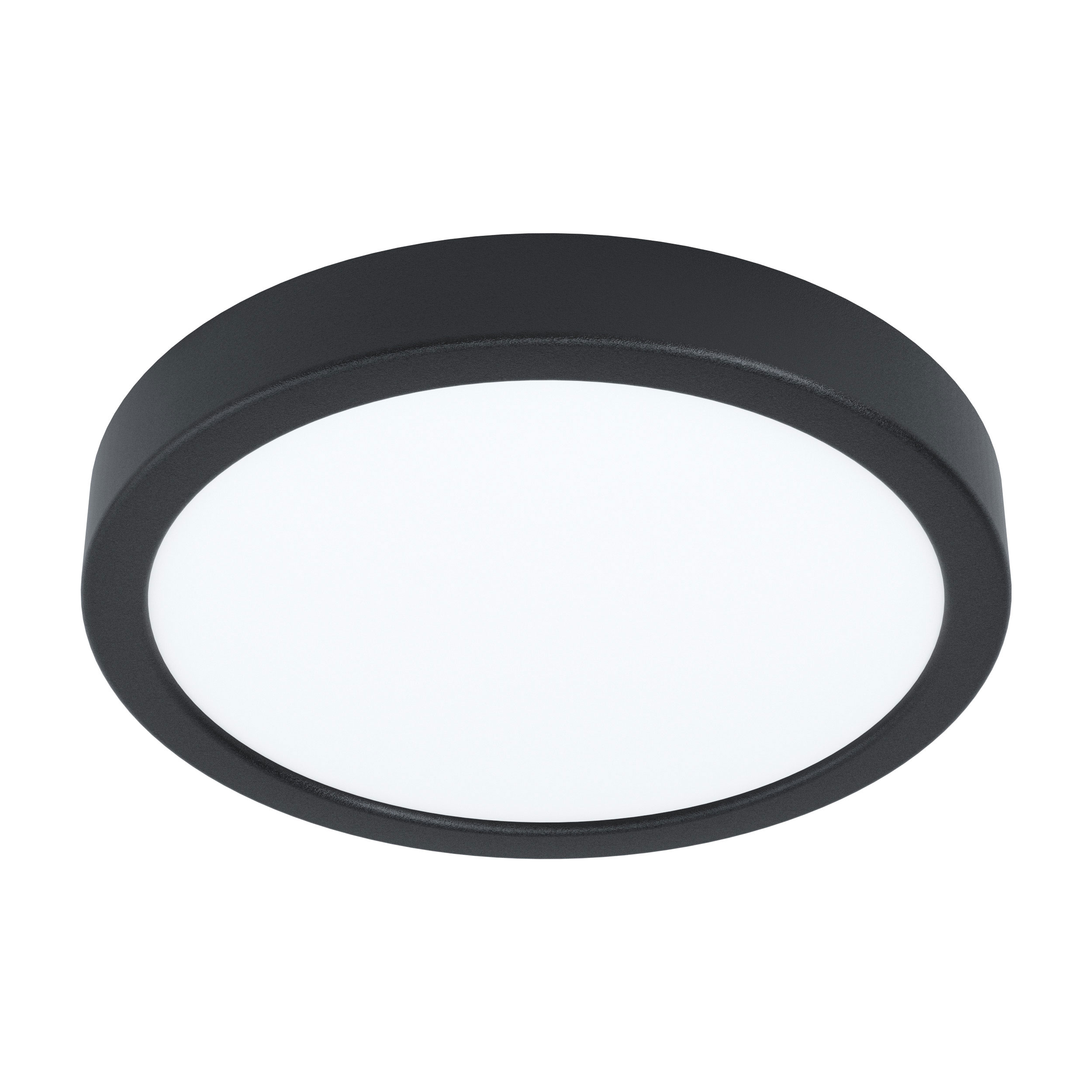 Eglo Fueva 5 LED Ein-/Aufbauleuchte rund schwarz 21cm