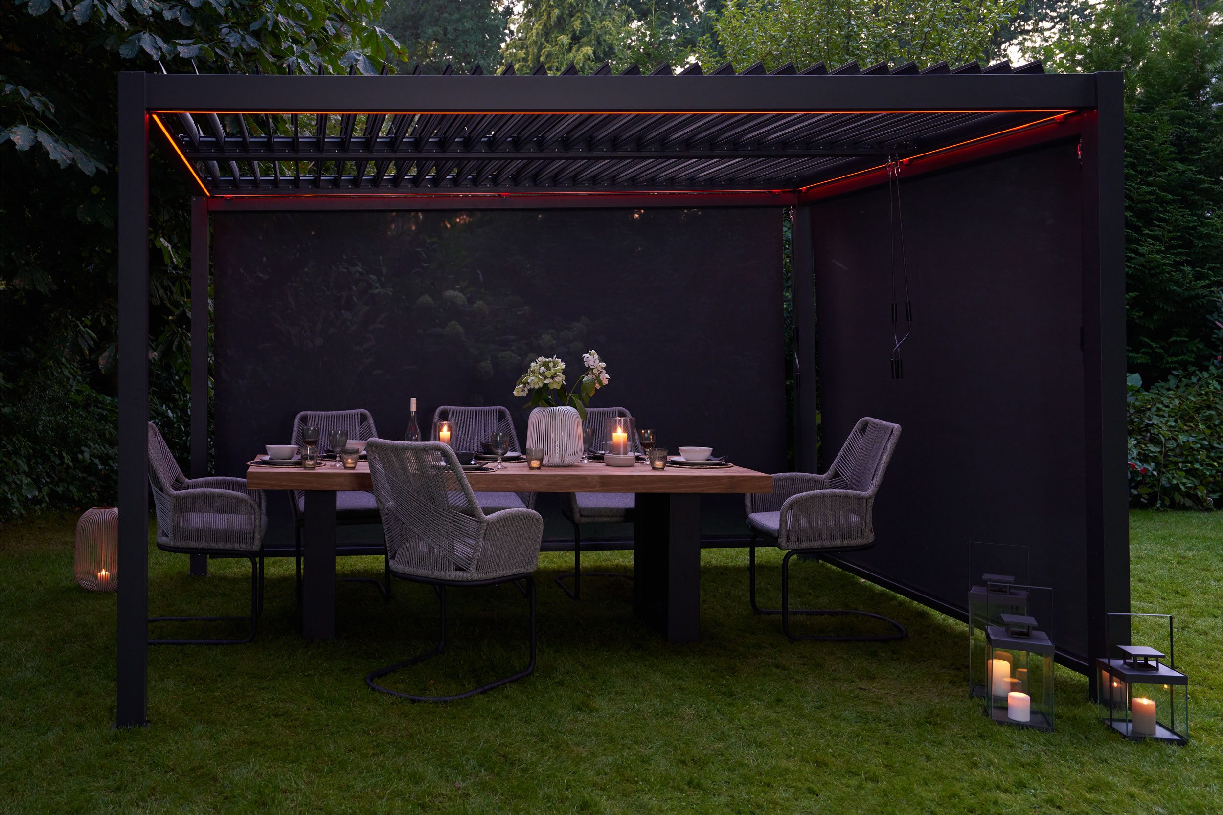 OUTDOOR Seitenrollo für Gartenpergola image number 9