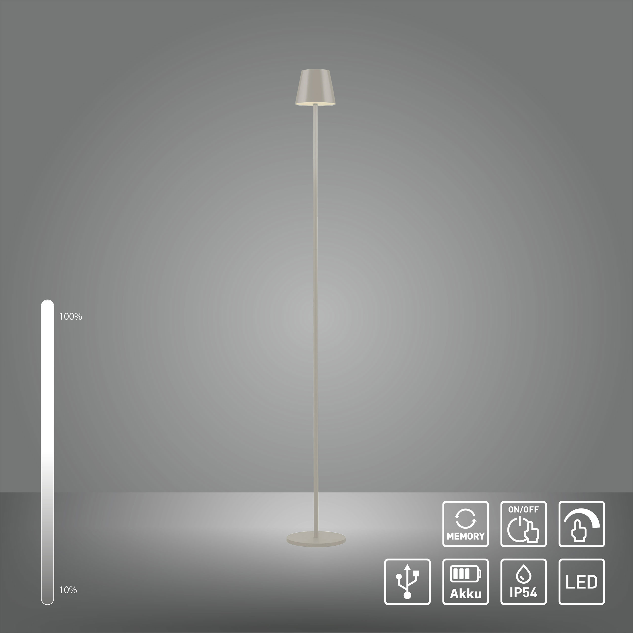 JUST LIGHT. LED-Stehleuchte 1flg image number 4