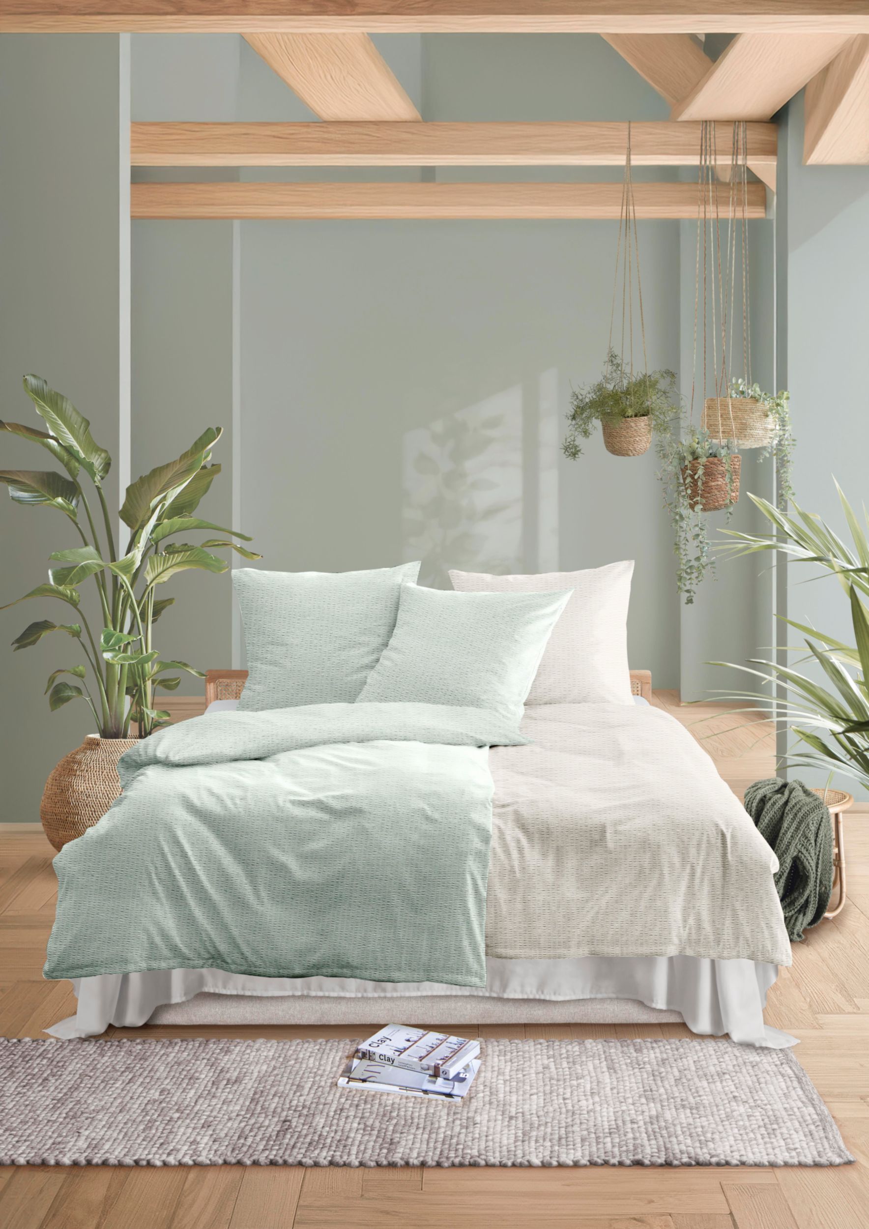 Irisette Seersucker-Bettw&auml;sche image number 3