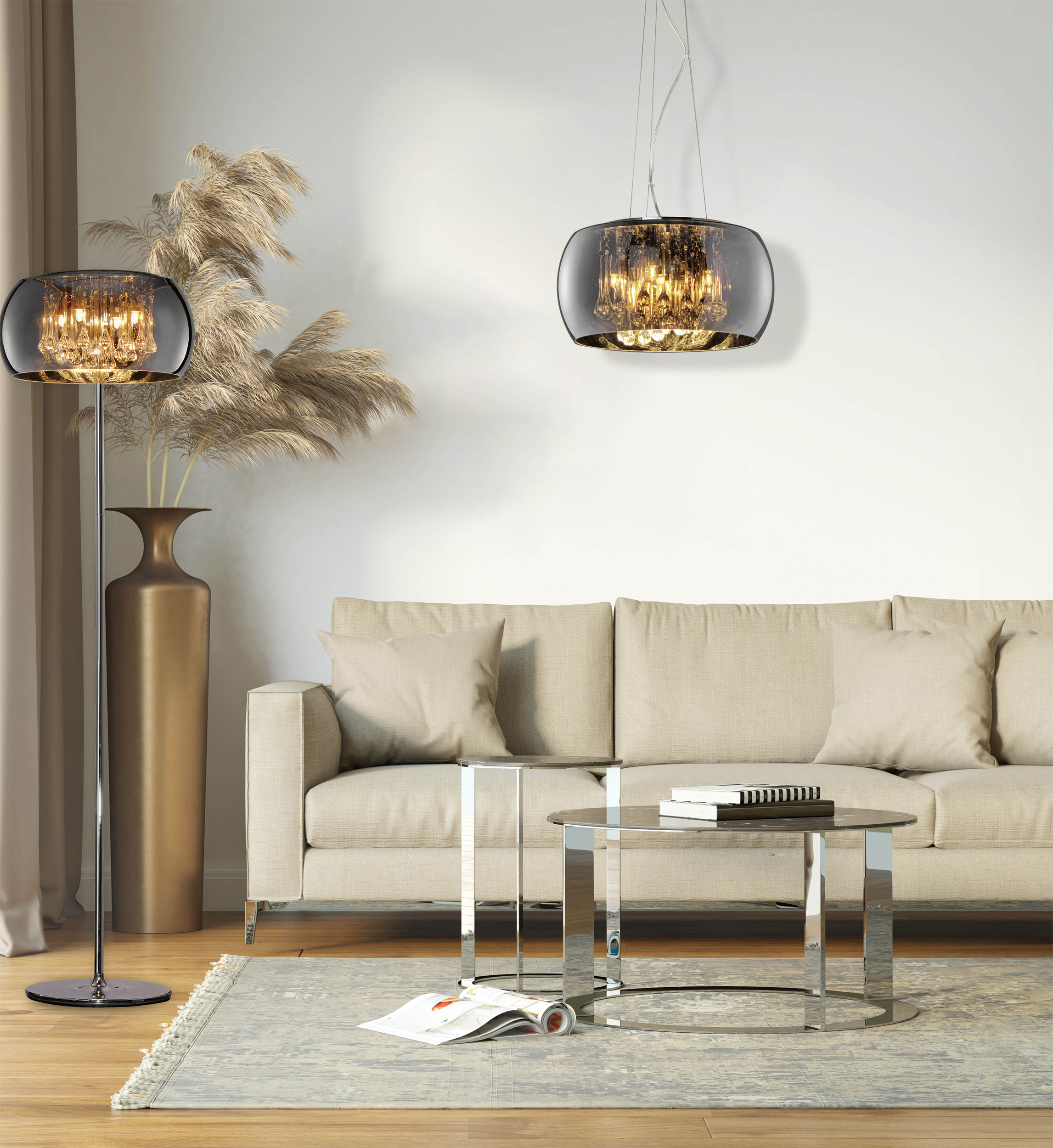 Trio Leuchten Pendelleuchte 5flg image number 2