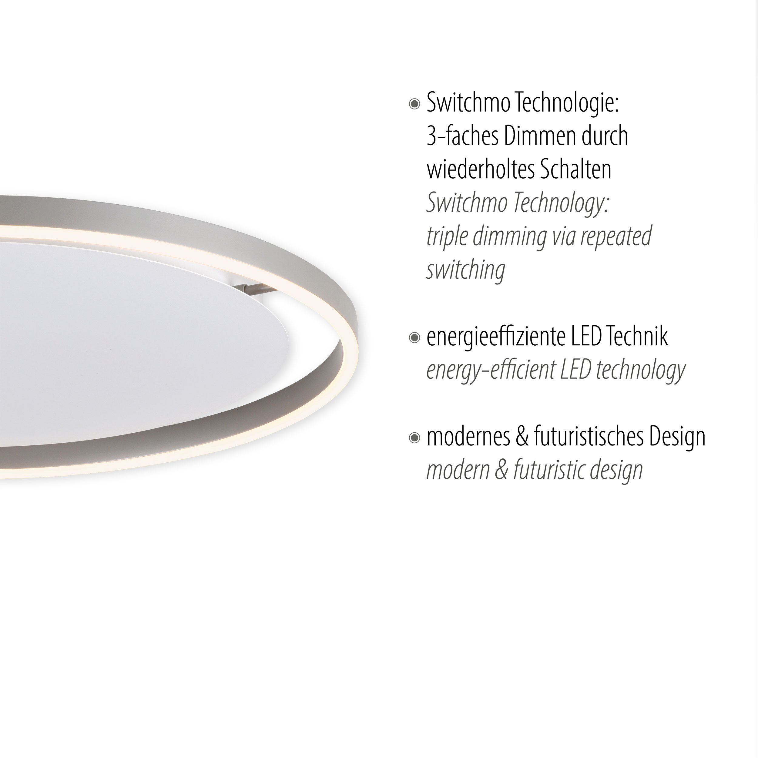 JUST LIGHT. LED-Deckenleuchte 1flg image number 6
