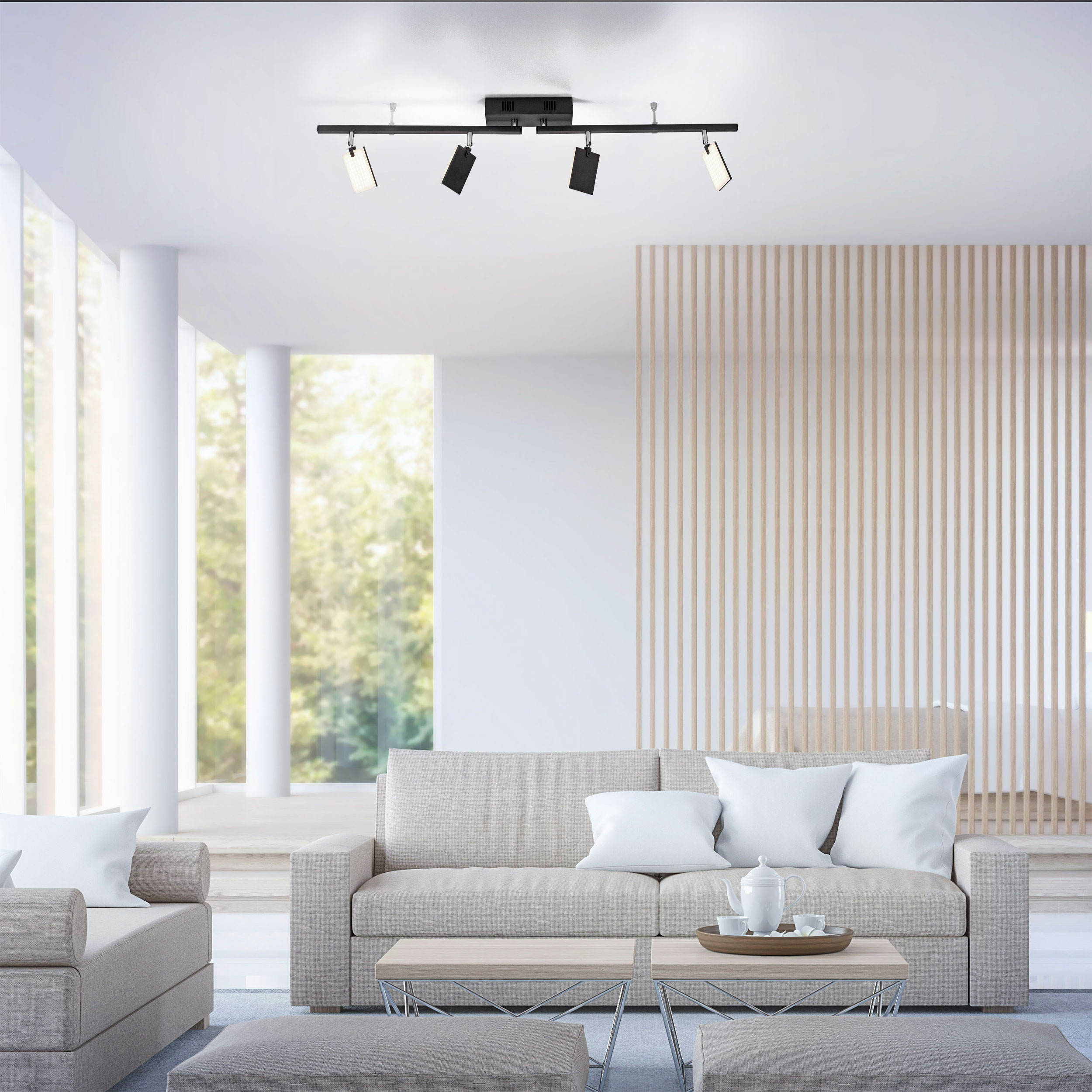 Paul Neuhaus LED-Deckenleuchte 4flg image number 7