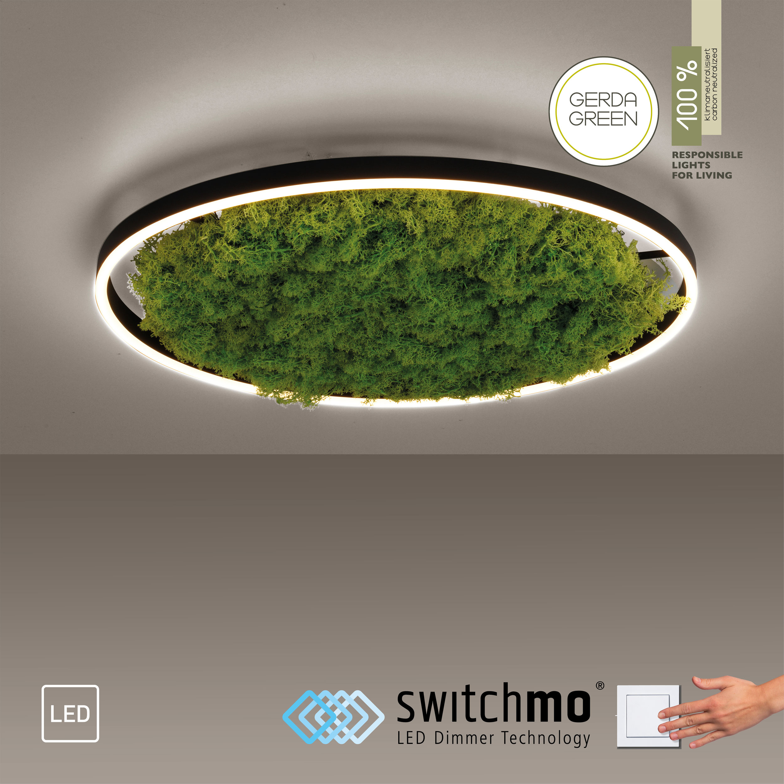 LED-Deckenleuchte 1flg image number null