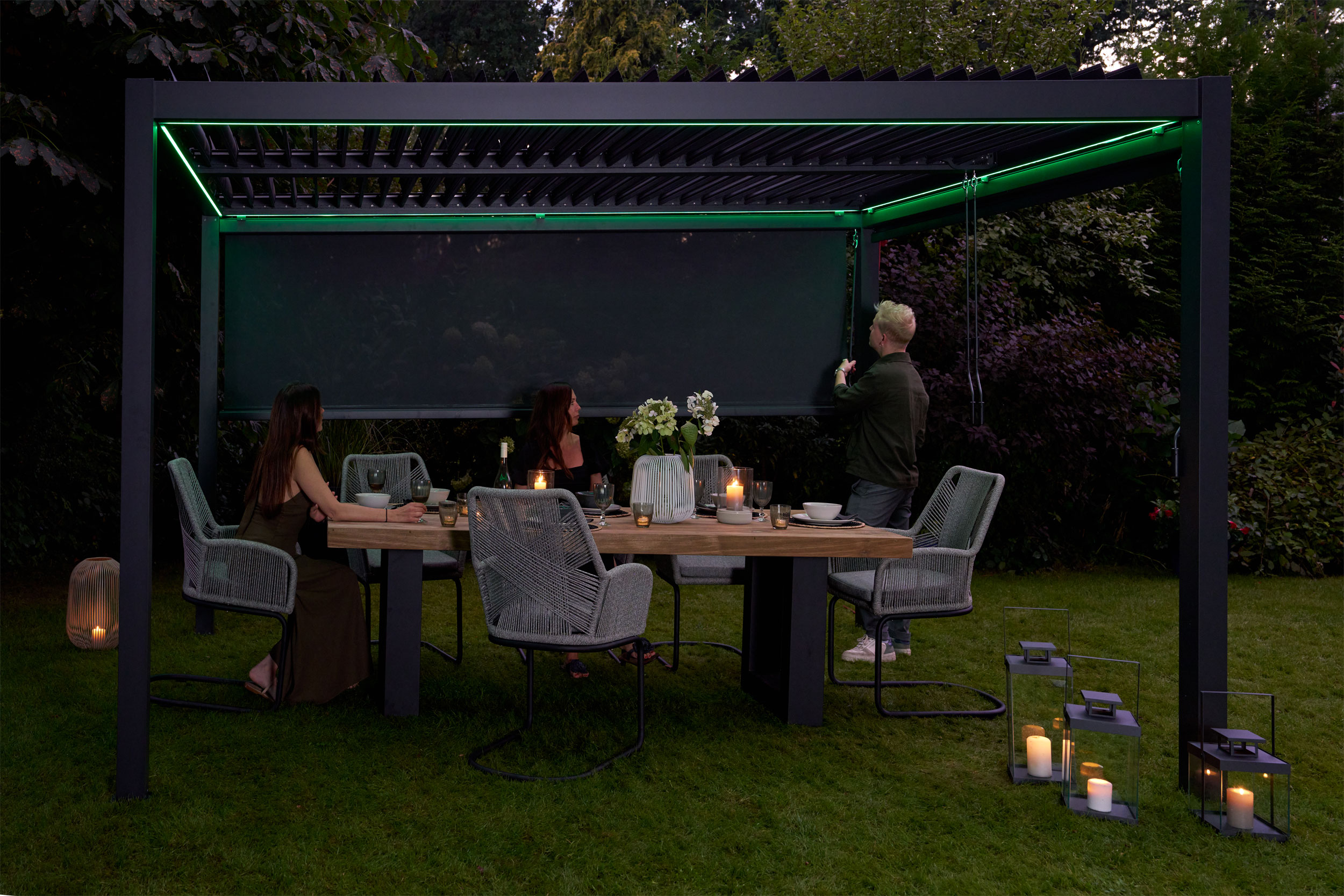 OUTDOOR Seitenrollo für Gartenpergola image number 7