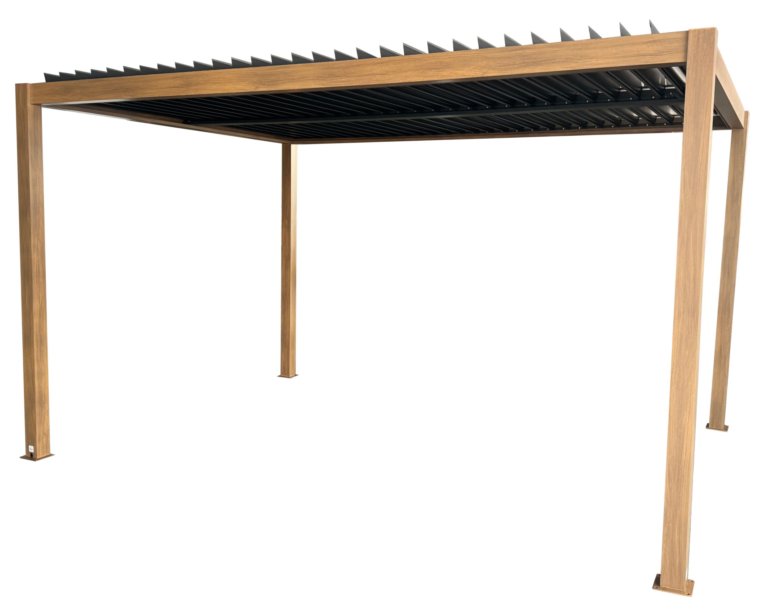 OUTDOOR Gartenpavillon 3x4 m Teakoptik image number 1