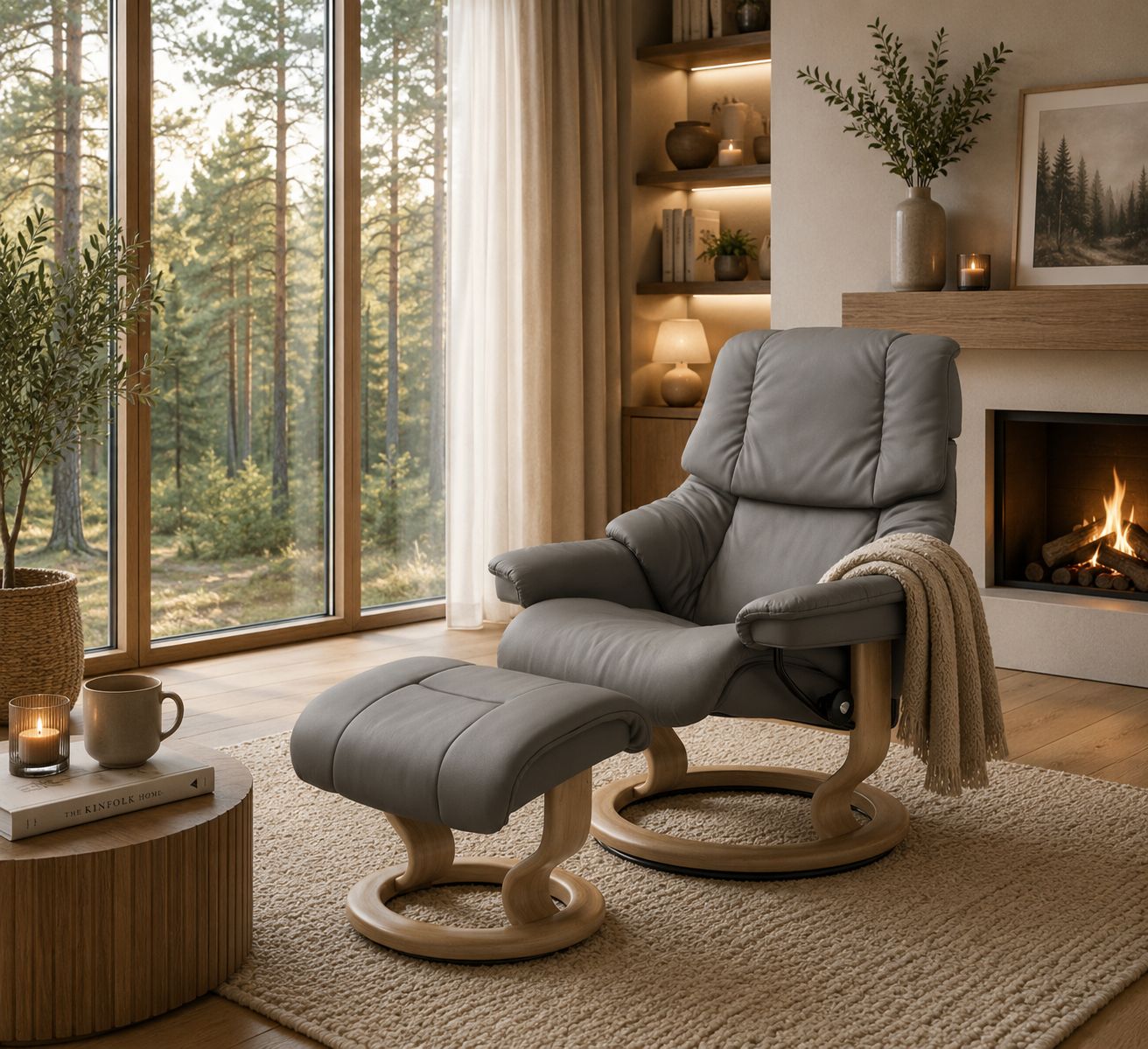 Stressless Sessel mit Hocker image number 2