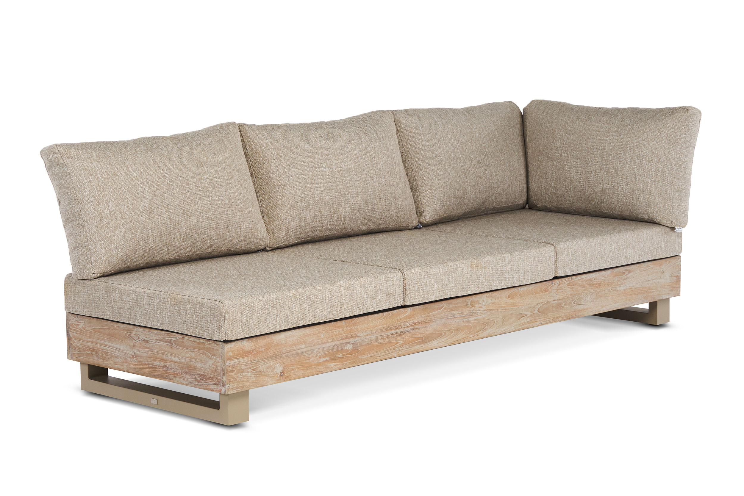 Gartensofaset Teak 3 tlg. image number null