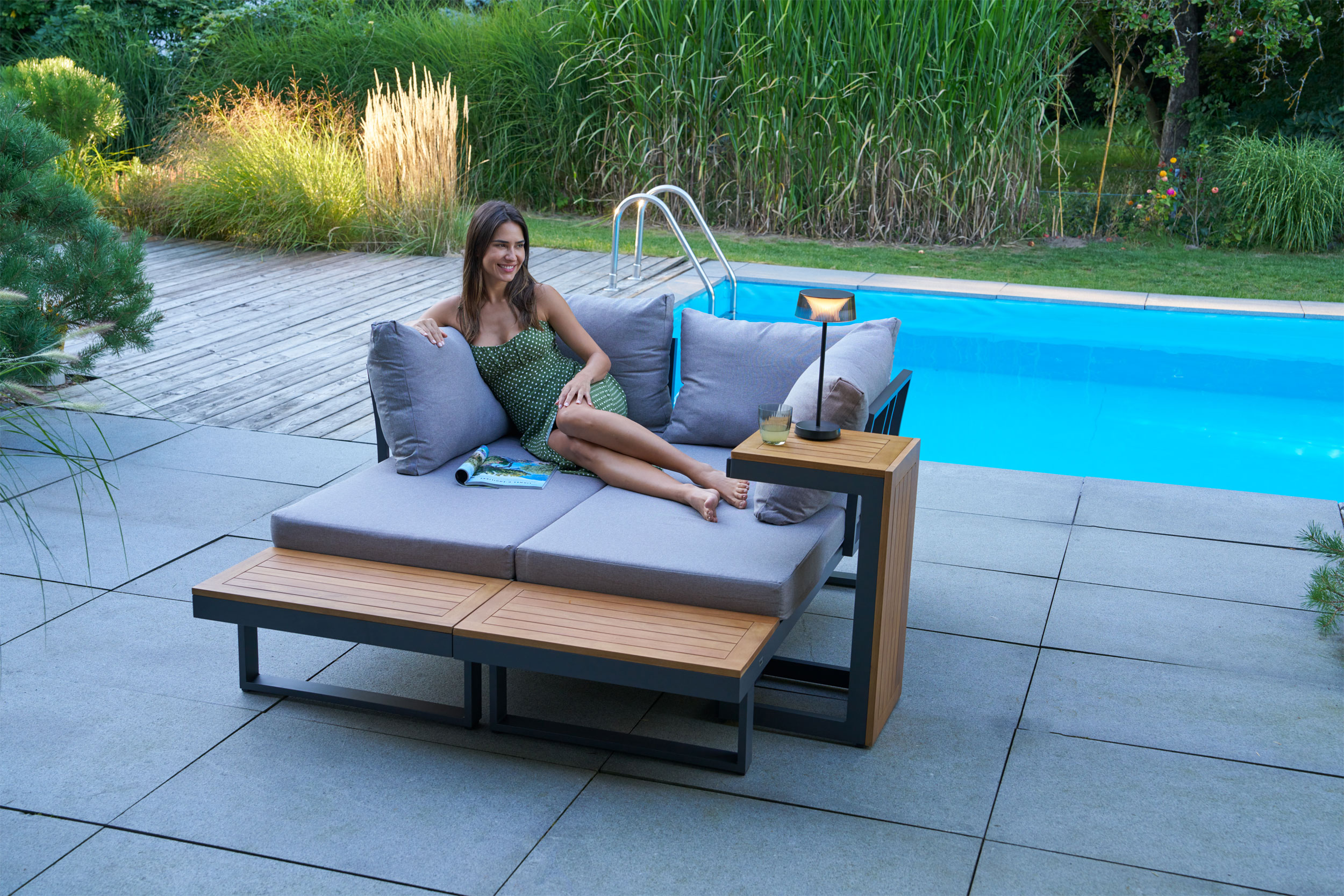 OUTDOOR Gartenlounge variabel stellbar image number 4