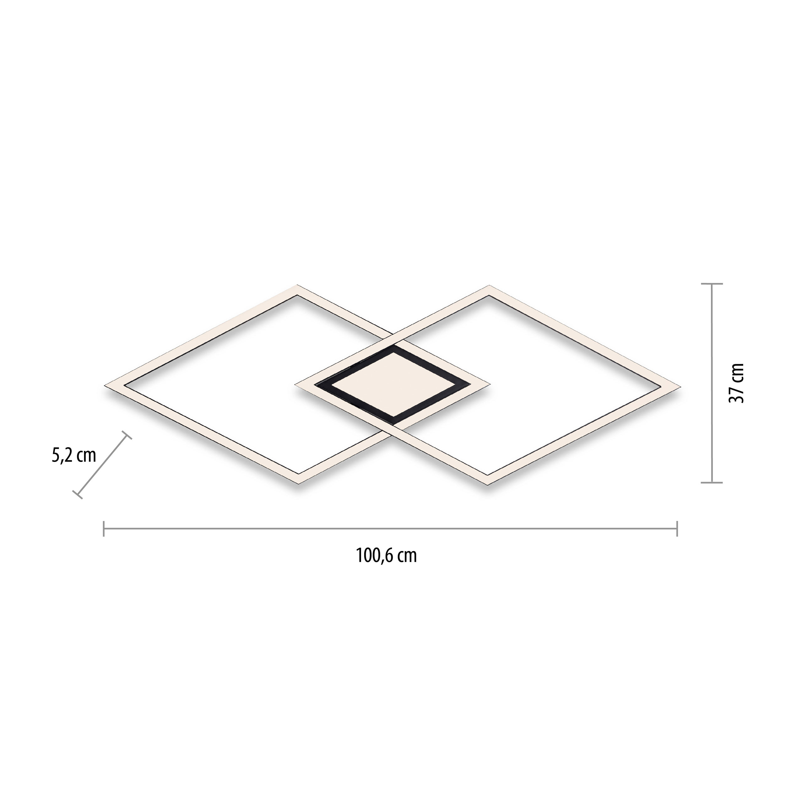 LED-Deckenleuchte 1flg image number null