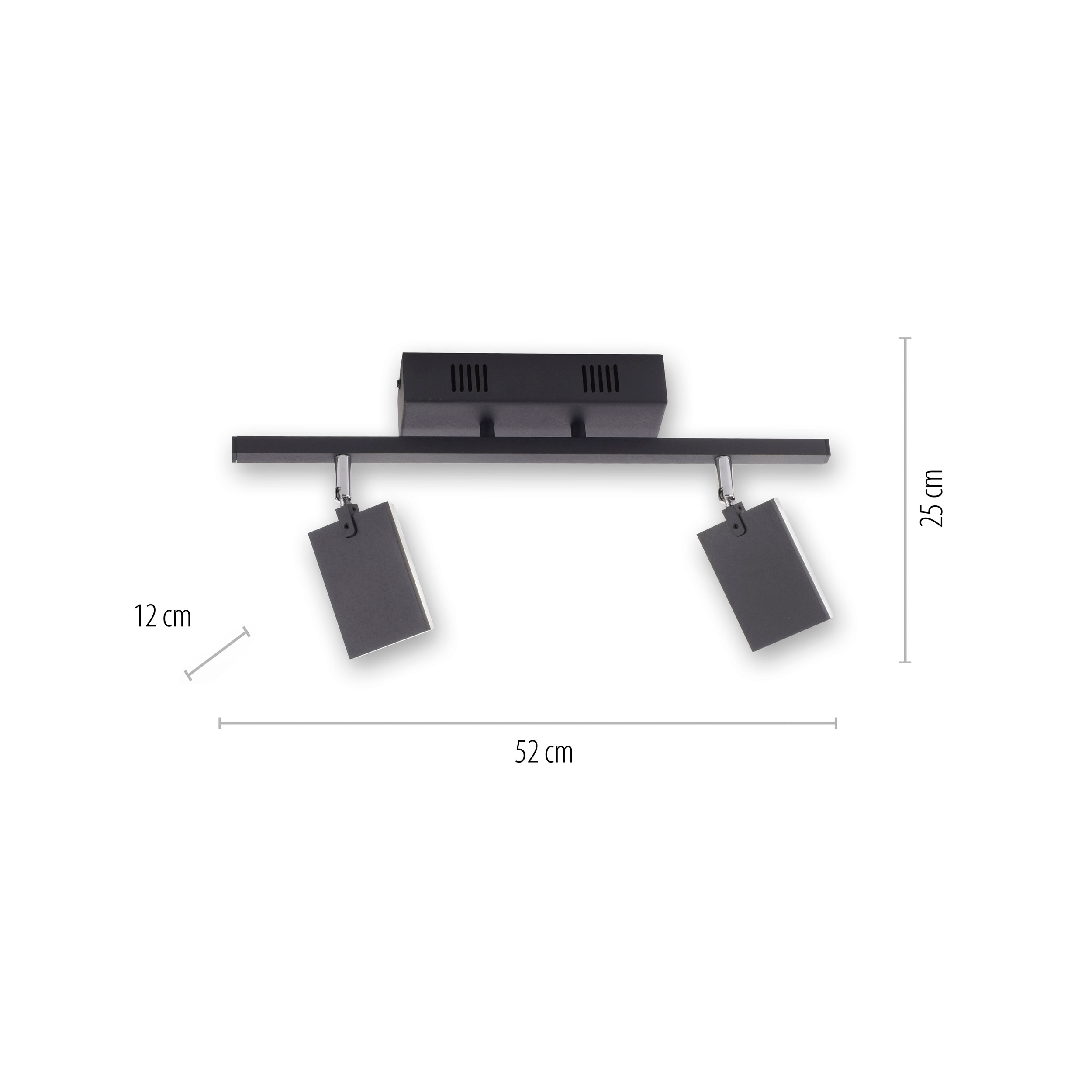 LED-Deckenleuchte 2flg image number null