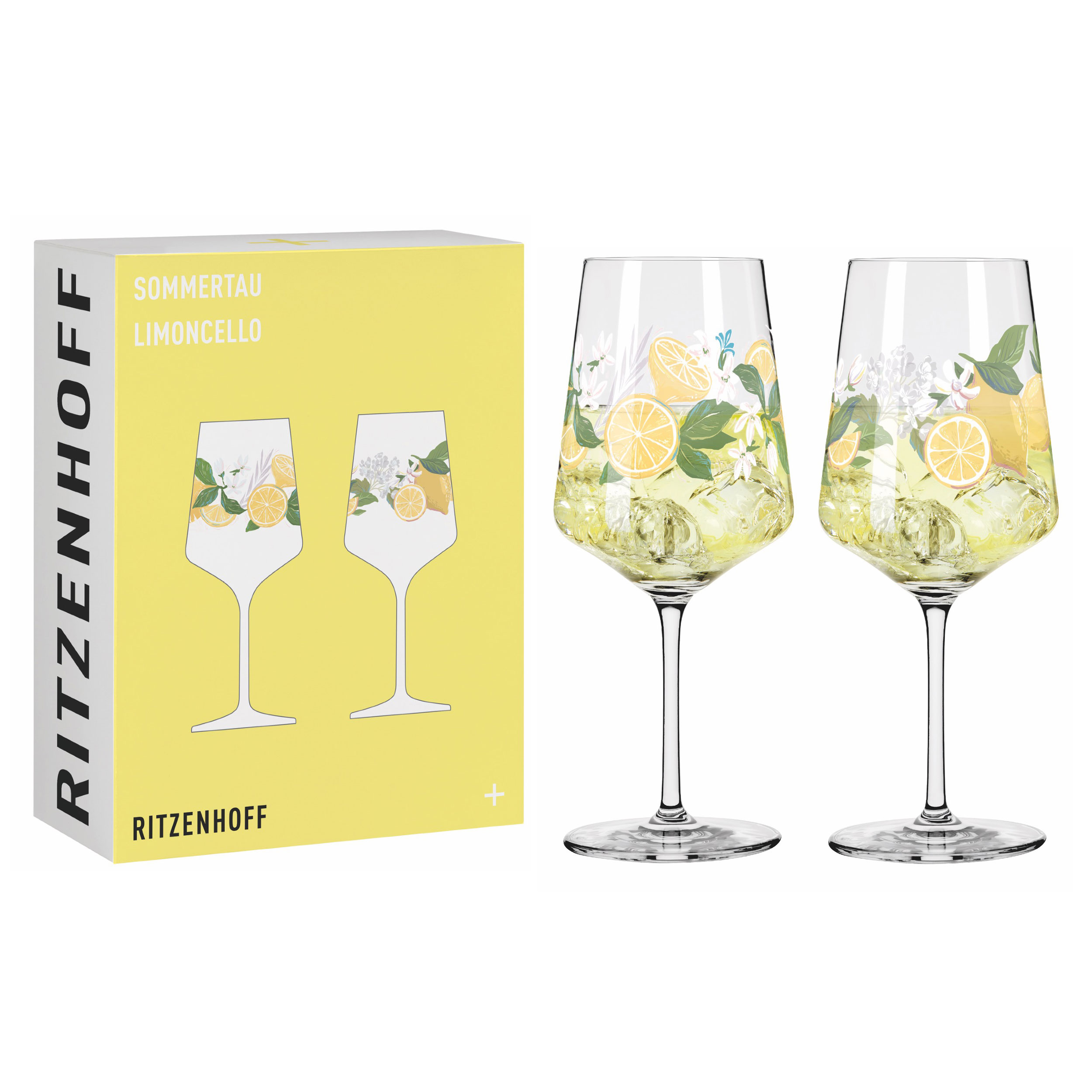 Ritzenhoff Cristal 2er Aperitifglas 544ml gelb grün Glas