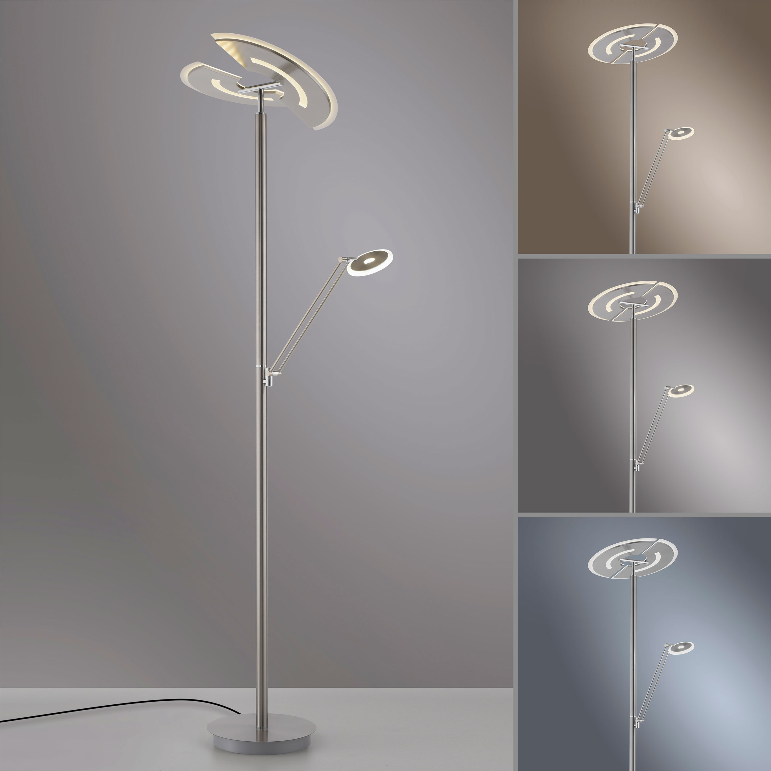 LED-Stehleuchte 2flg image number null