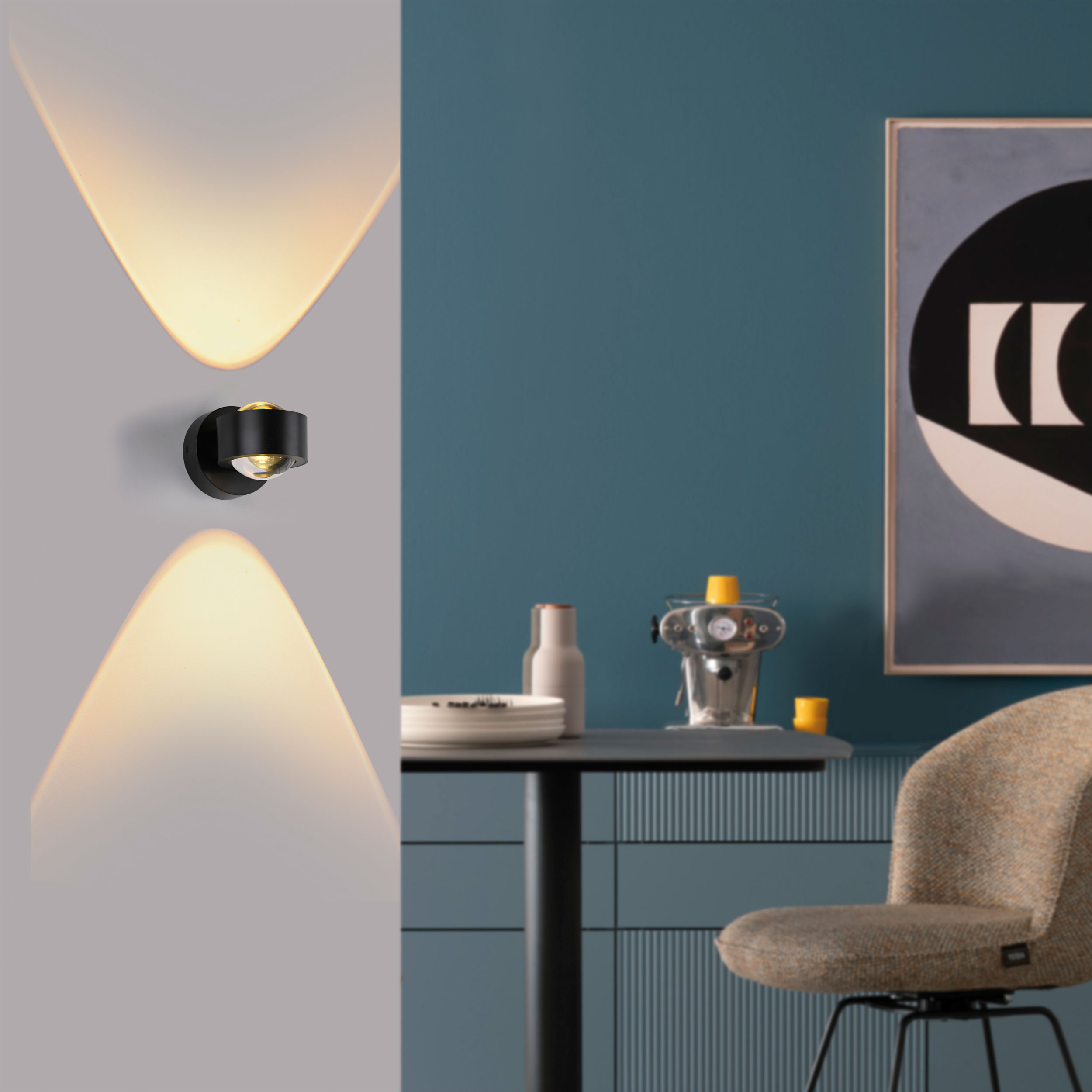 SCH&Ouml;NER WOHNEN LED-Wandleuchte 2flg image number 4