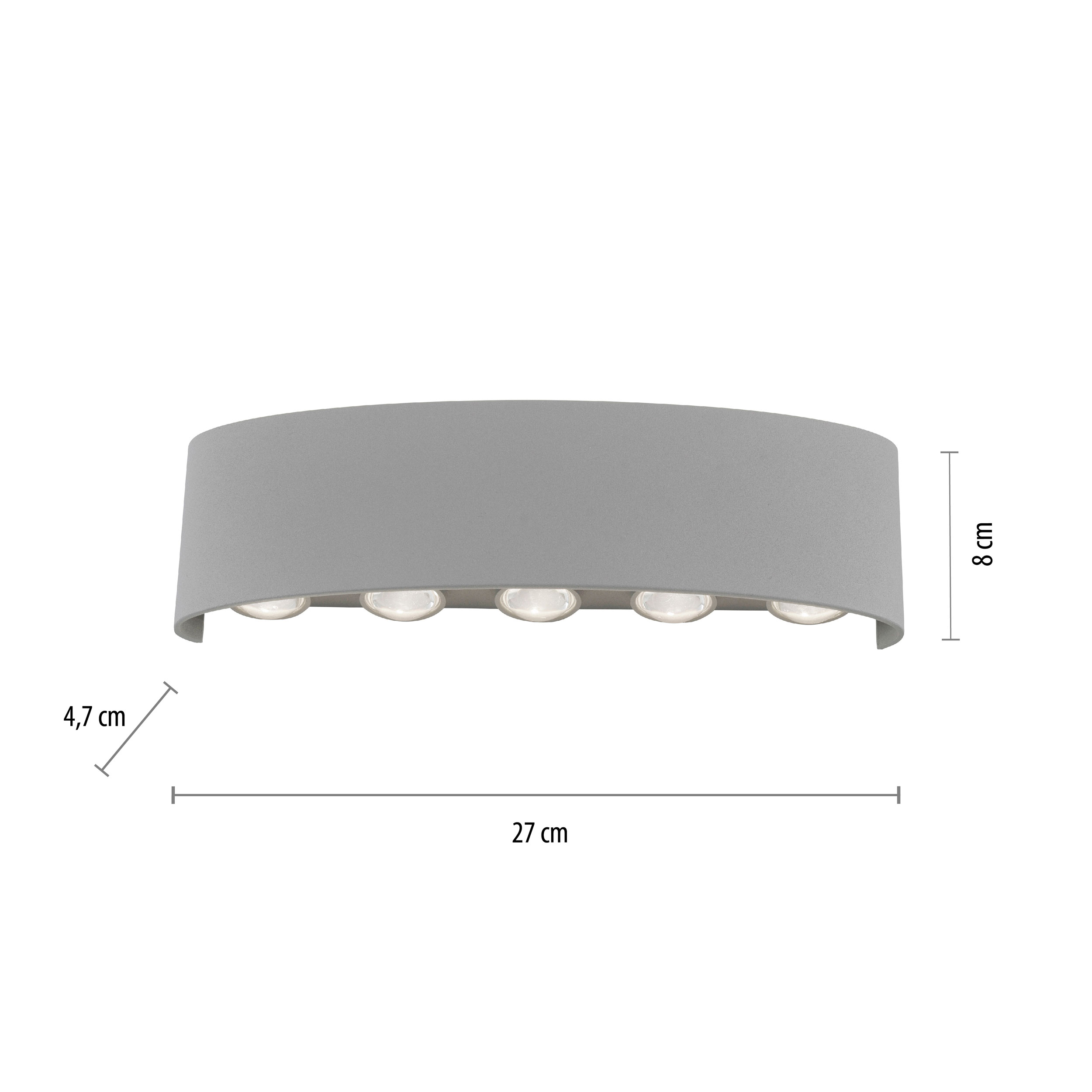 LED-Wandleuchte 10flg image number null