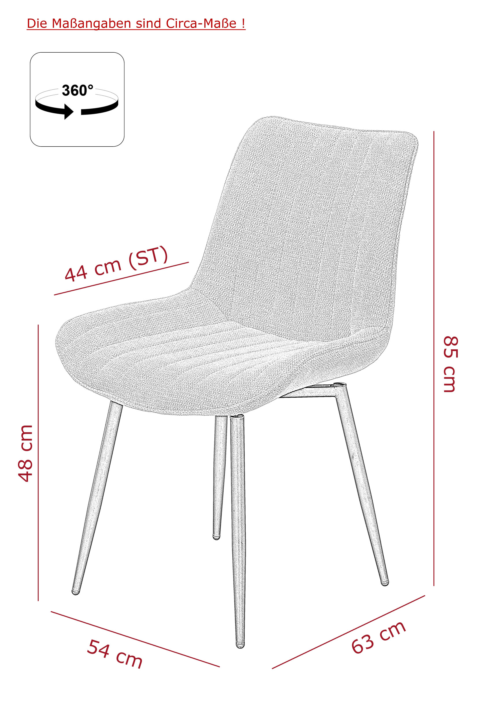 Stuhl drehbar image number 6
