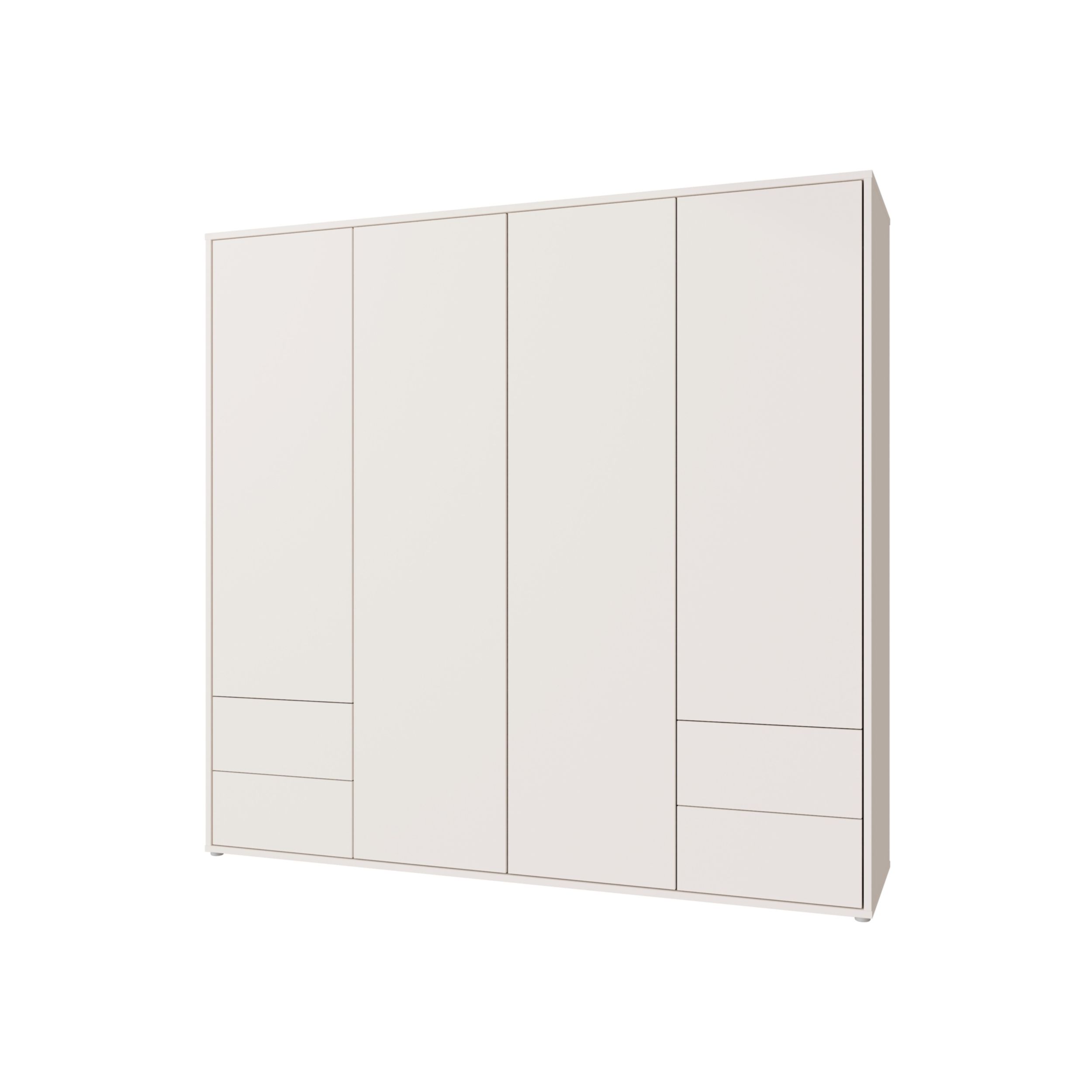 Dreht&uuml;renkleiderschrank 4-trg. image number 1