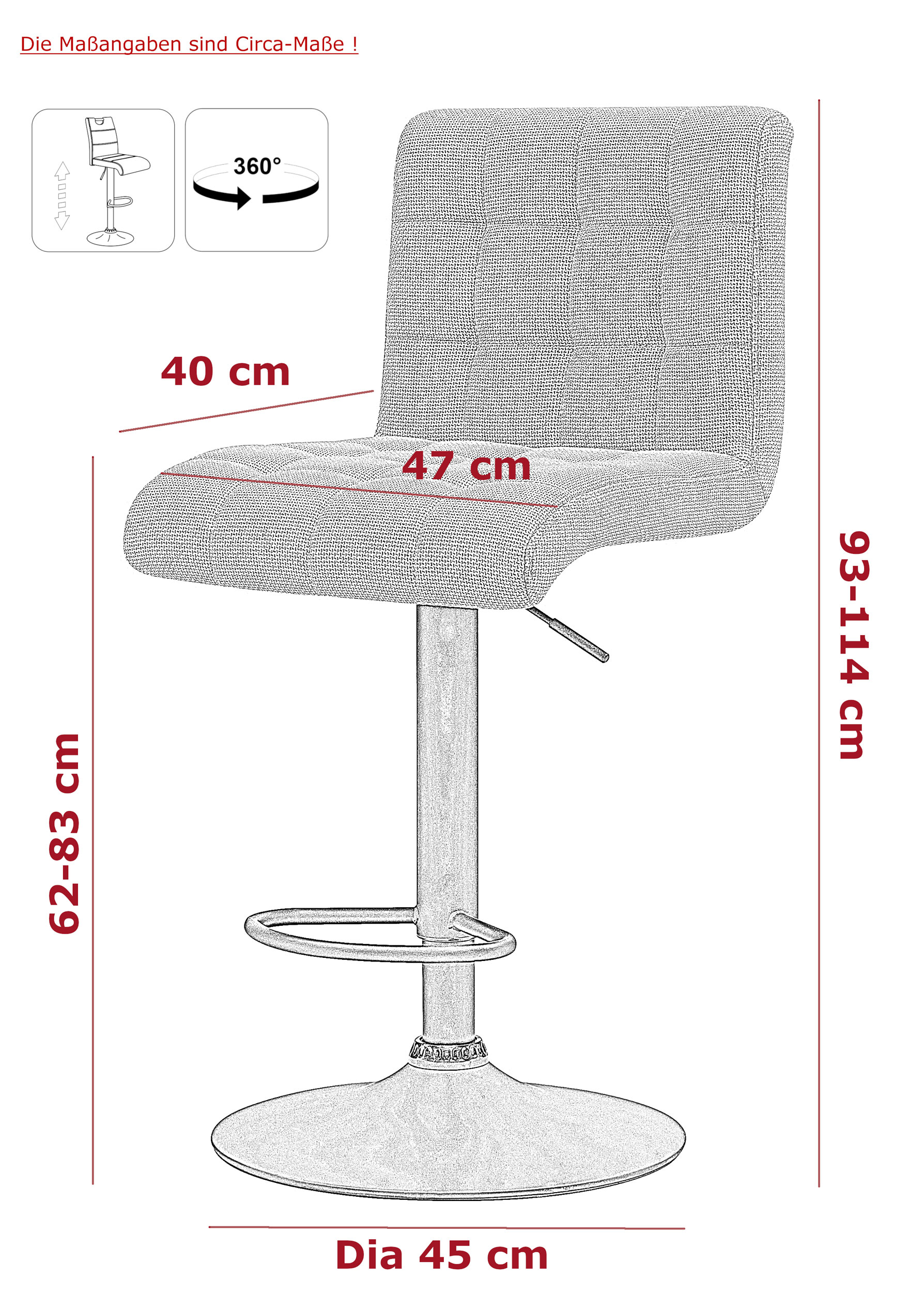 Barhocker drehbar image number 5