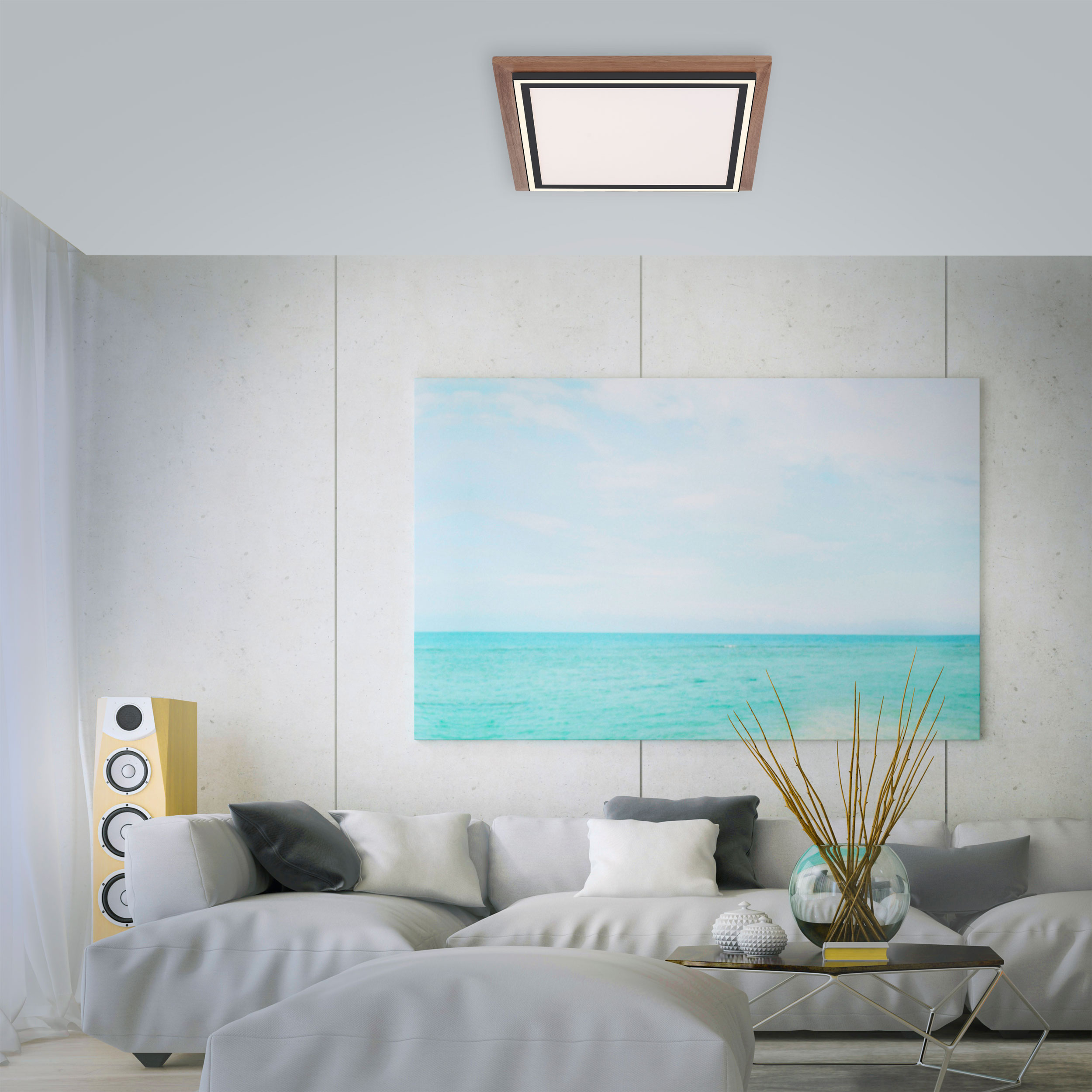 LED-Deckenleuchte 2flg image number null