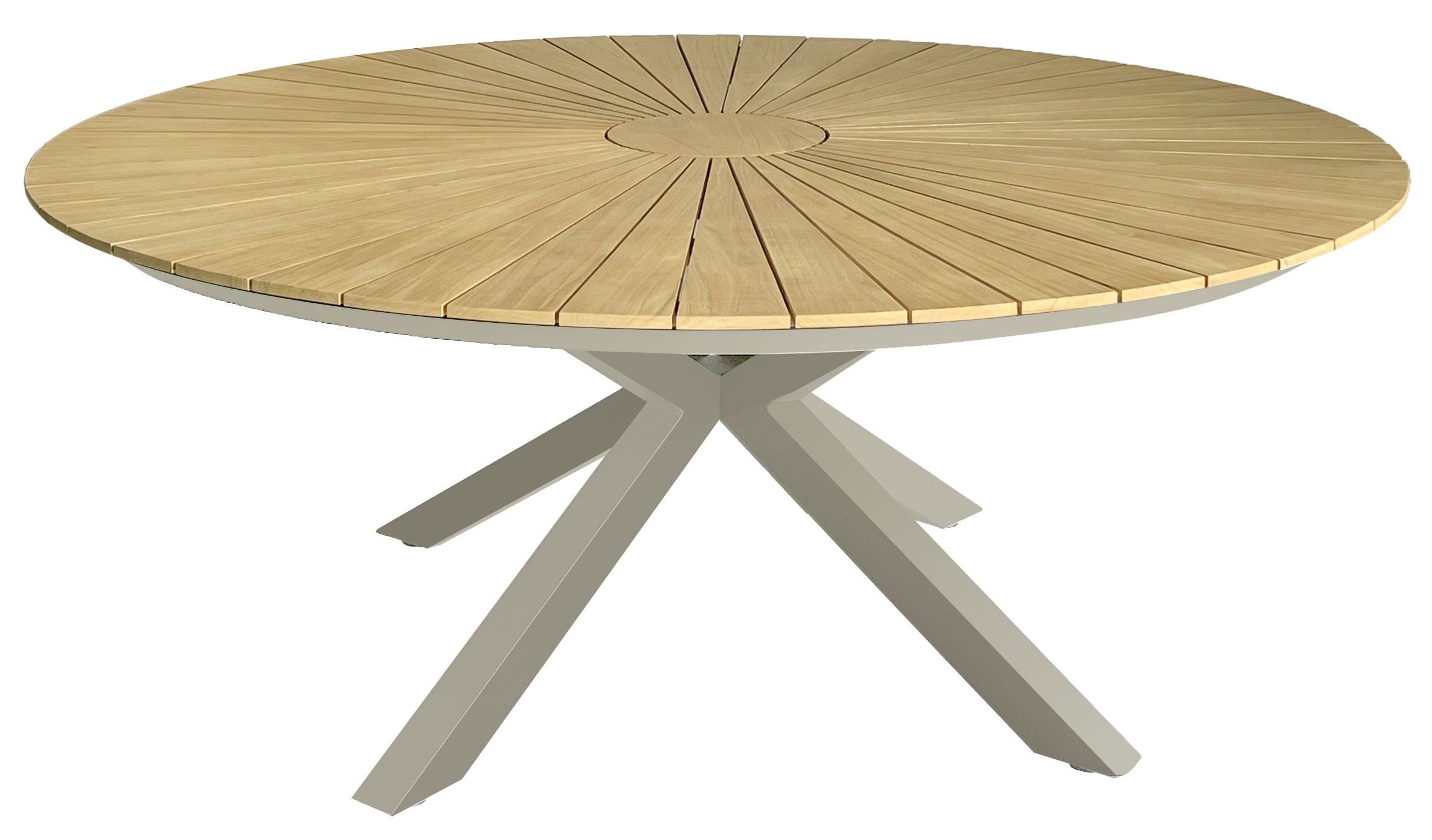 OUTDOOR Teakholz Esstisch rund image number 1