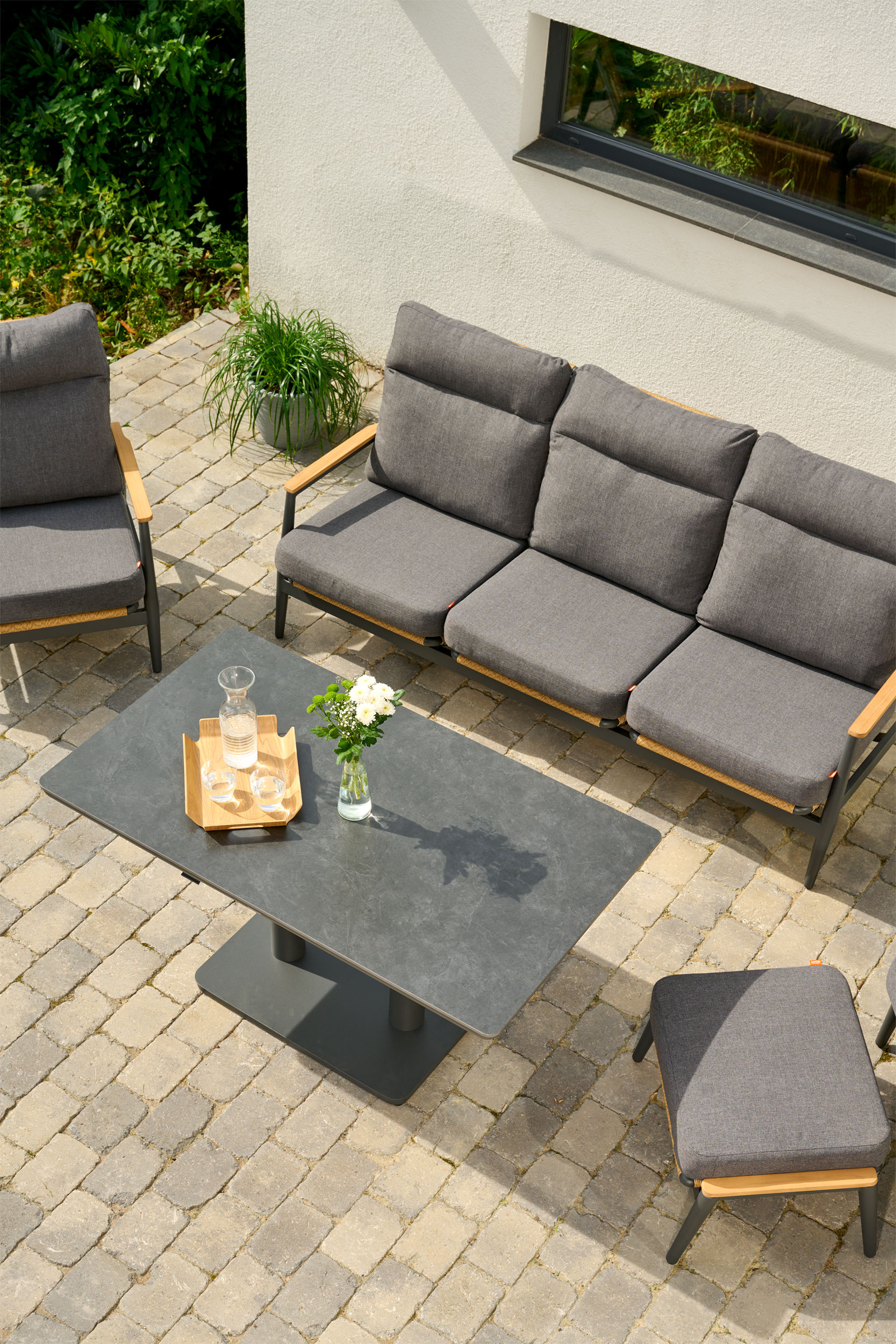SIENA GARDEN Gartenlounge-Set 3-teilig image number 3
