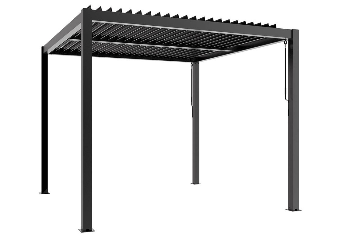 OUTDOOR Gartenpergola 3x3m Anthrazit image number 1