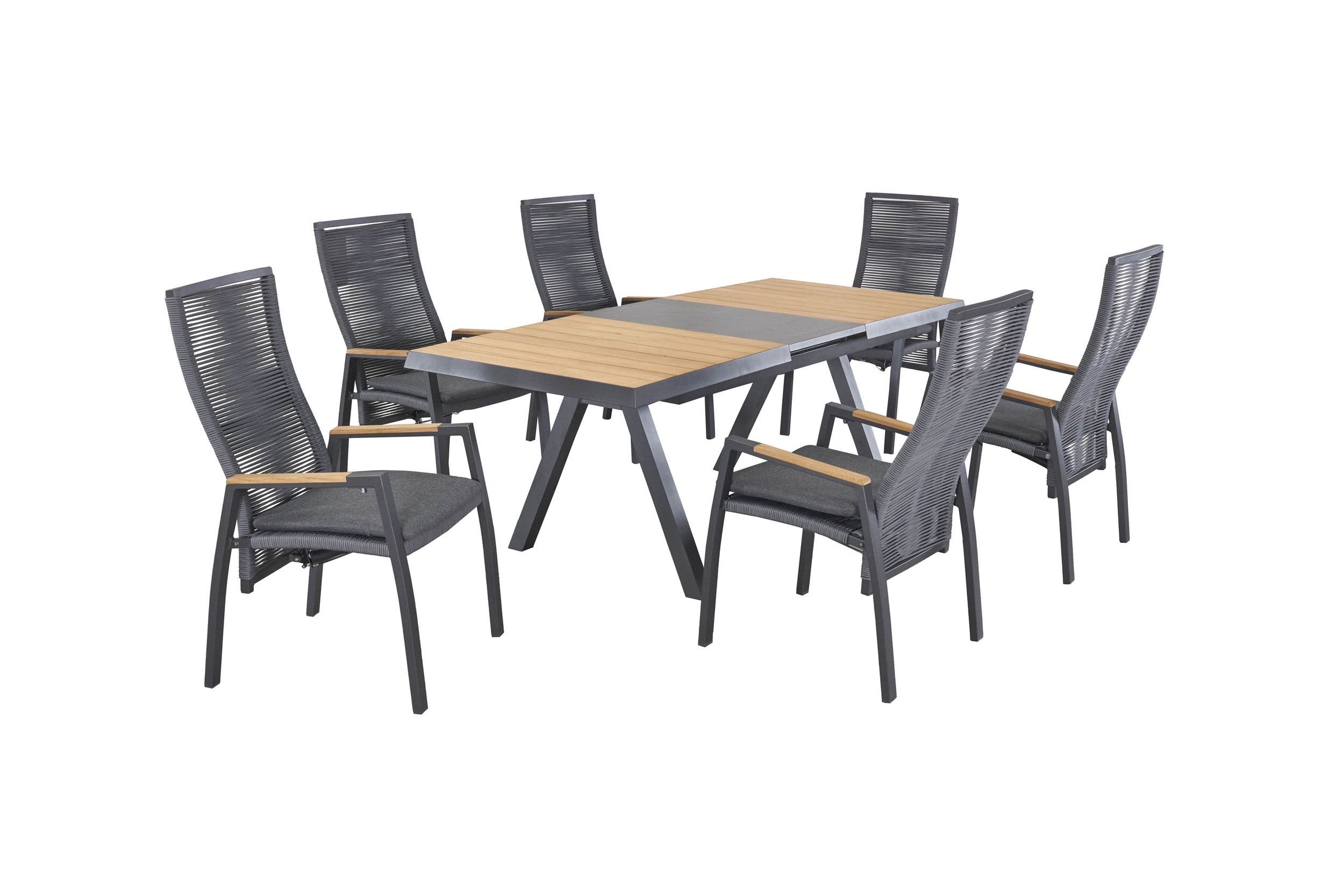 Ausziehtisch Keramik/Teak image number null