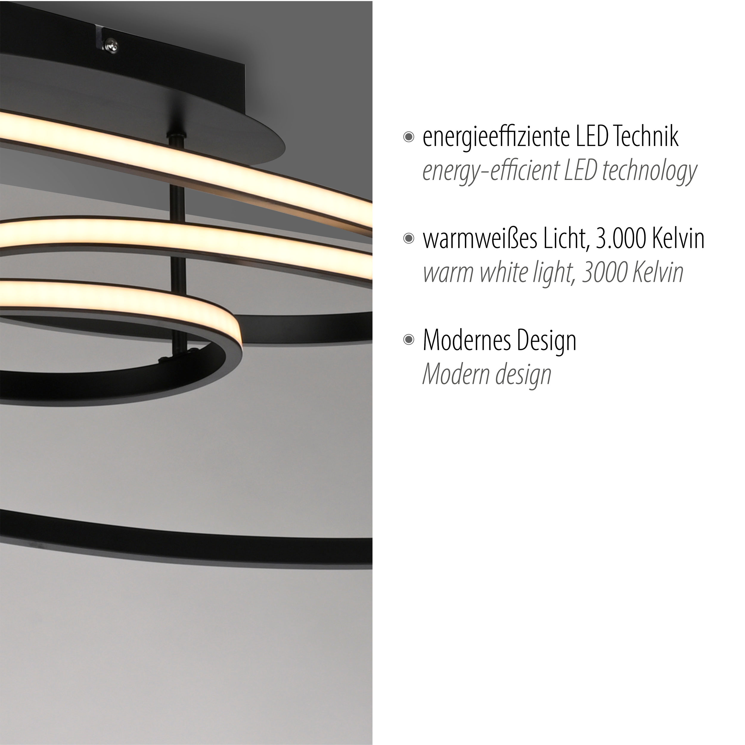 JUST LIGHT. LED-Deckenleuchte 1flg image number 4