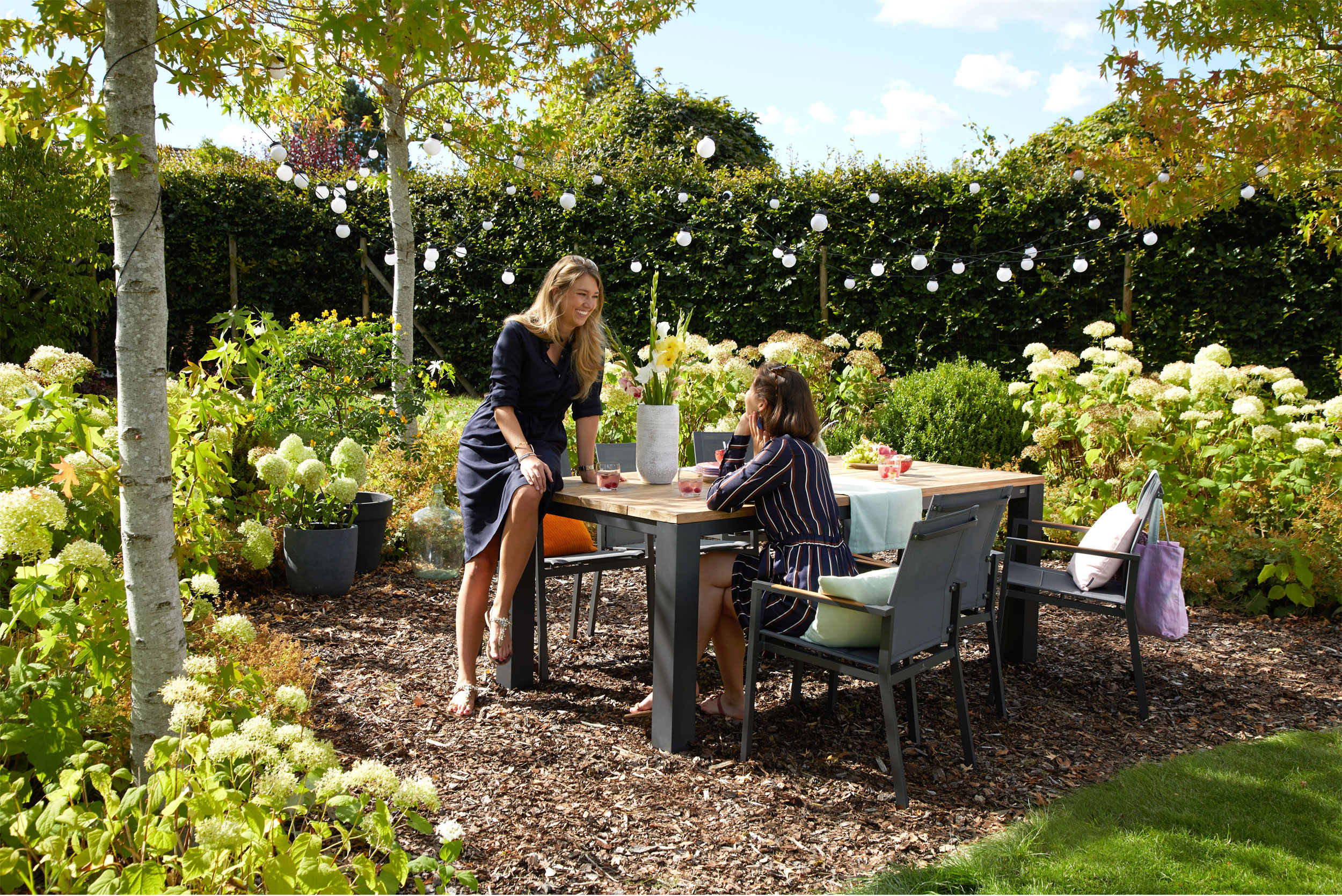 OUTDOOR Gartenstuhl Alu/Teak image number 6