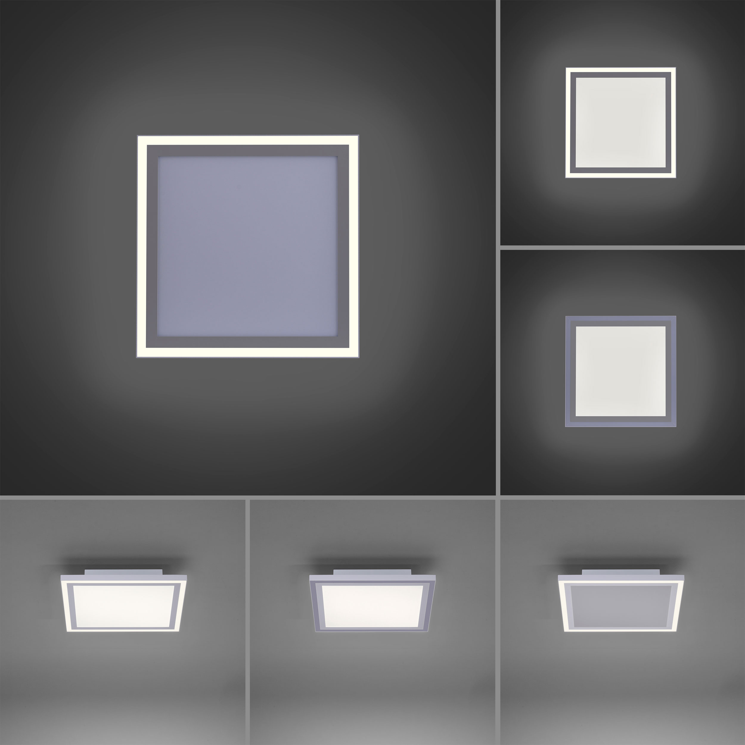 LED-Deckenleuchte 2flg image number null