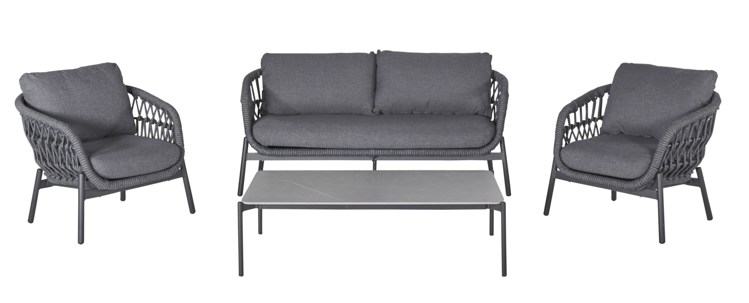 OUTDOOR Gartenlounge Set Rope 4 tlg. image number 1